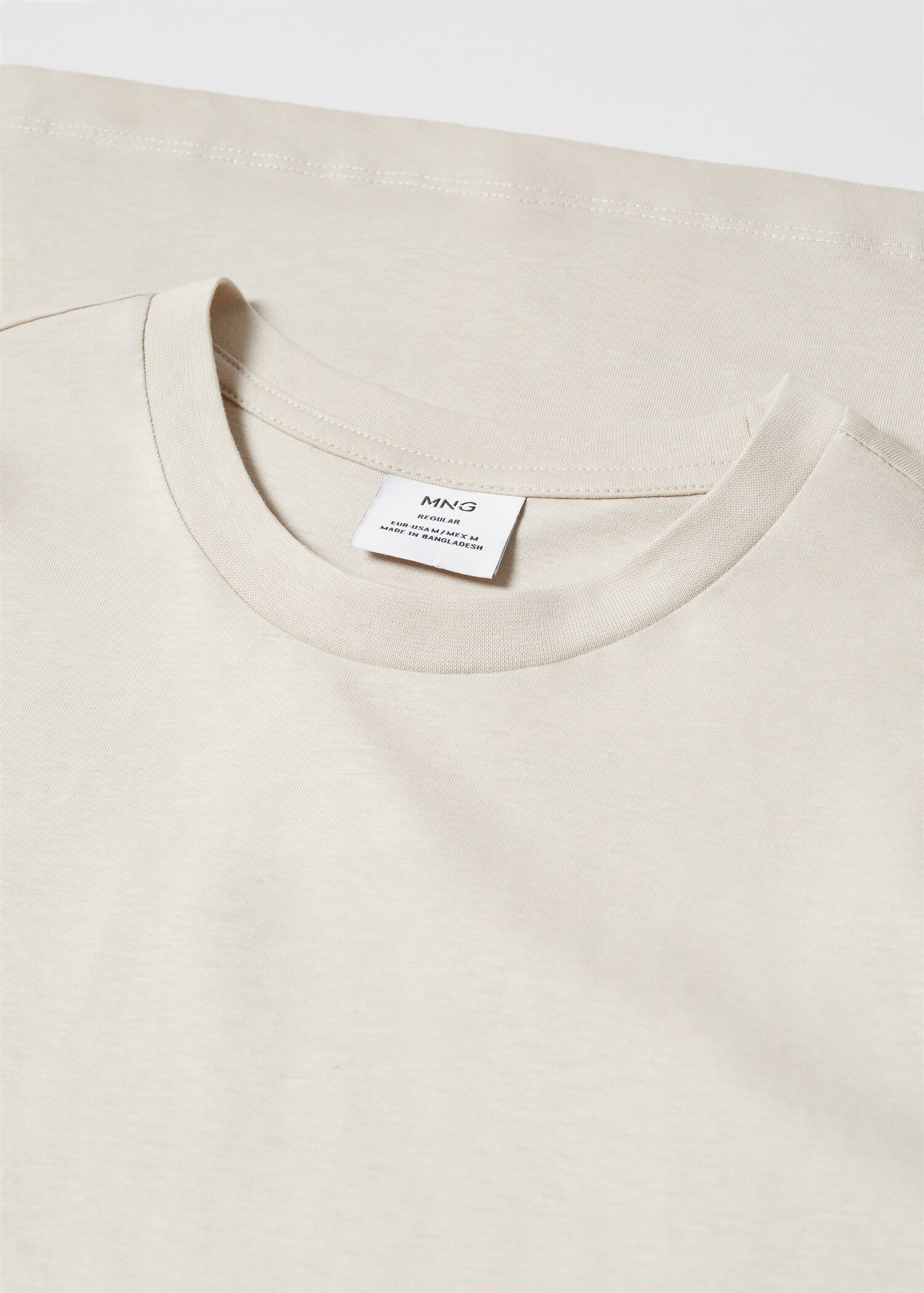 Camiseta básica algodón comfort stretch - Detalle del artículo 8