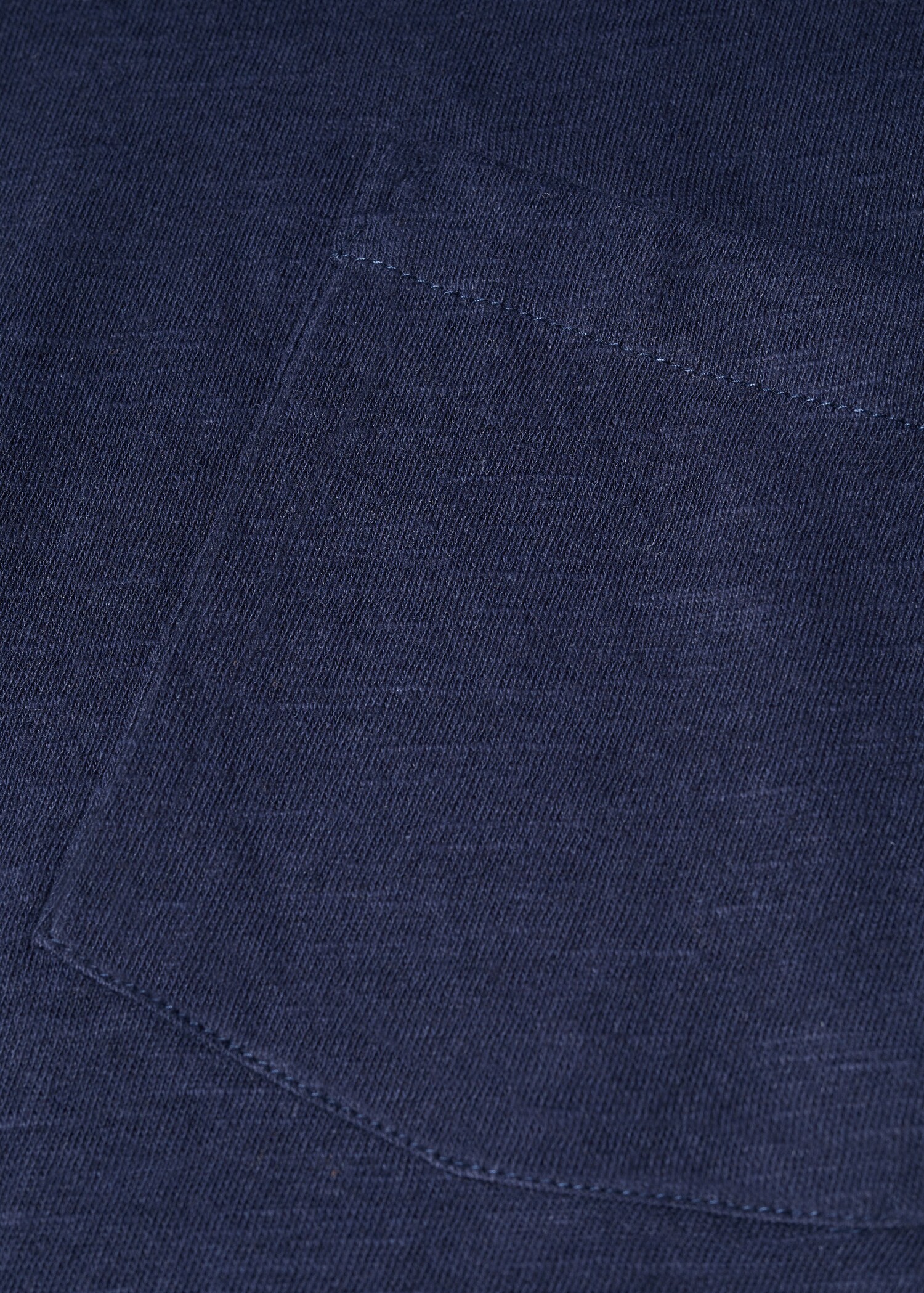 Cotton-linen pocket t-shirt - Details of the article 8