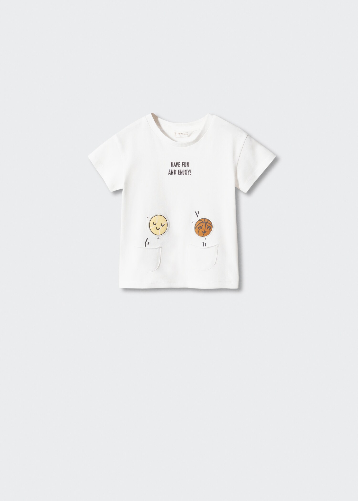 Katoenen T-shirt met print - Artikel zonder model