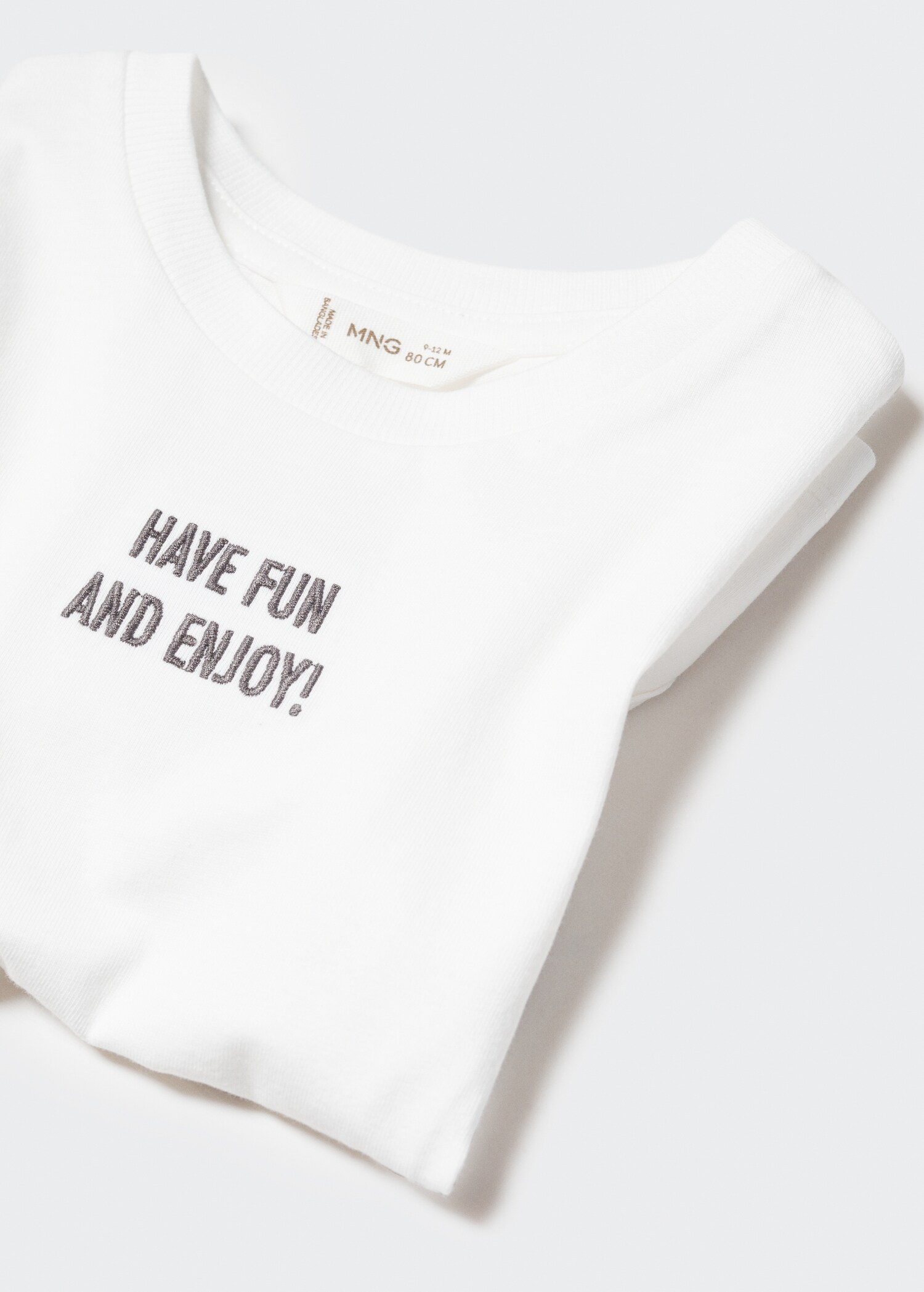 Katoenen T-shirt met print - Detail van het artikel 0