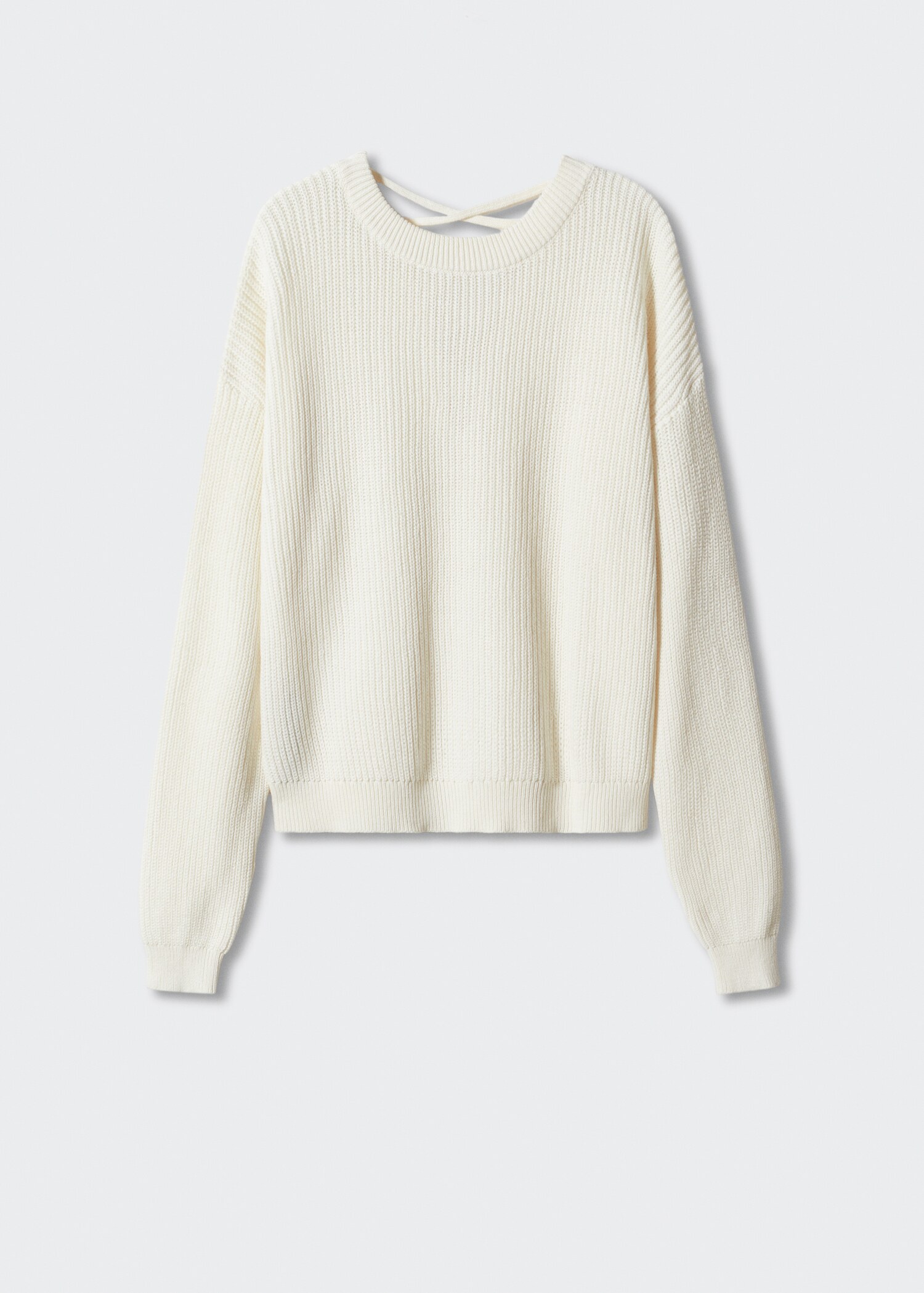 Knit cotton sweater - Article without model
