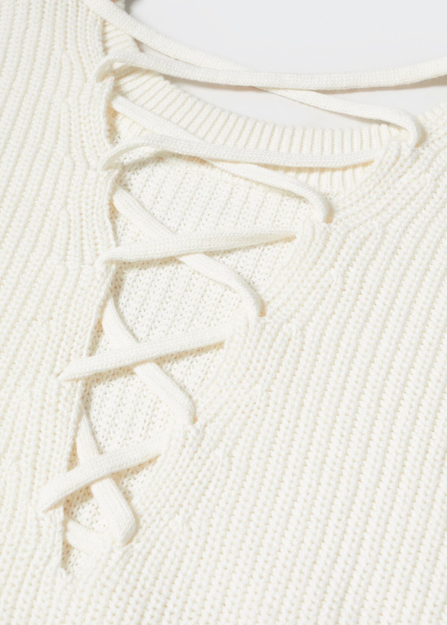 Knit cotton sweater - Details of the article 8