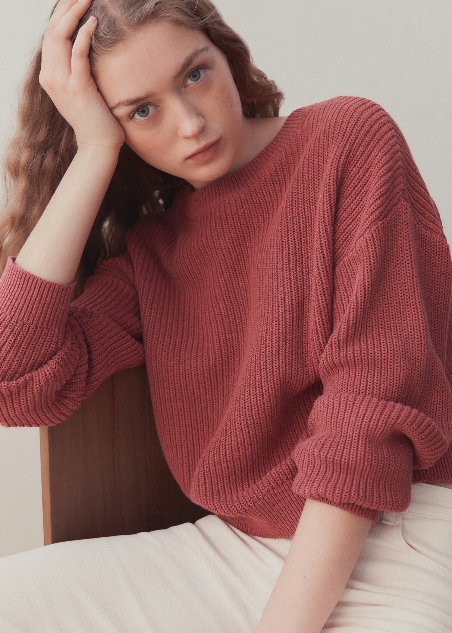 Knit cotton sweater - Details of the article 5