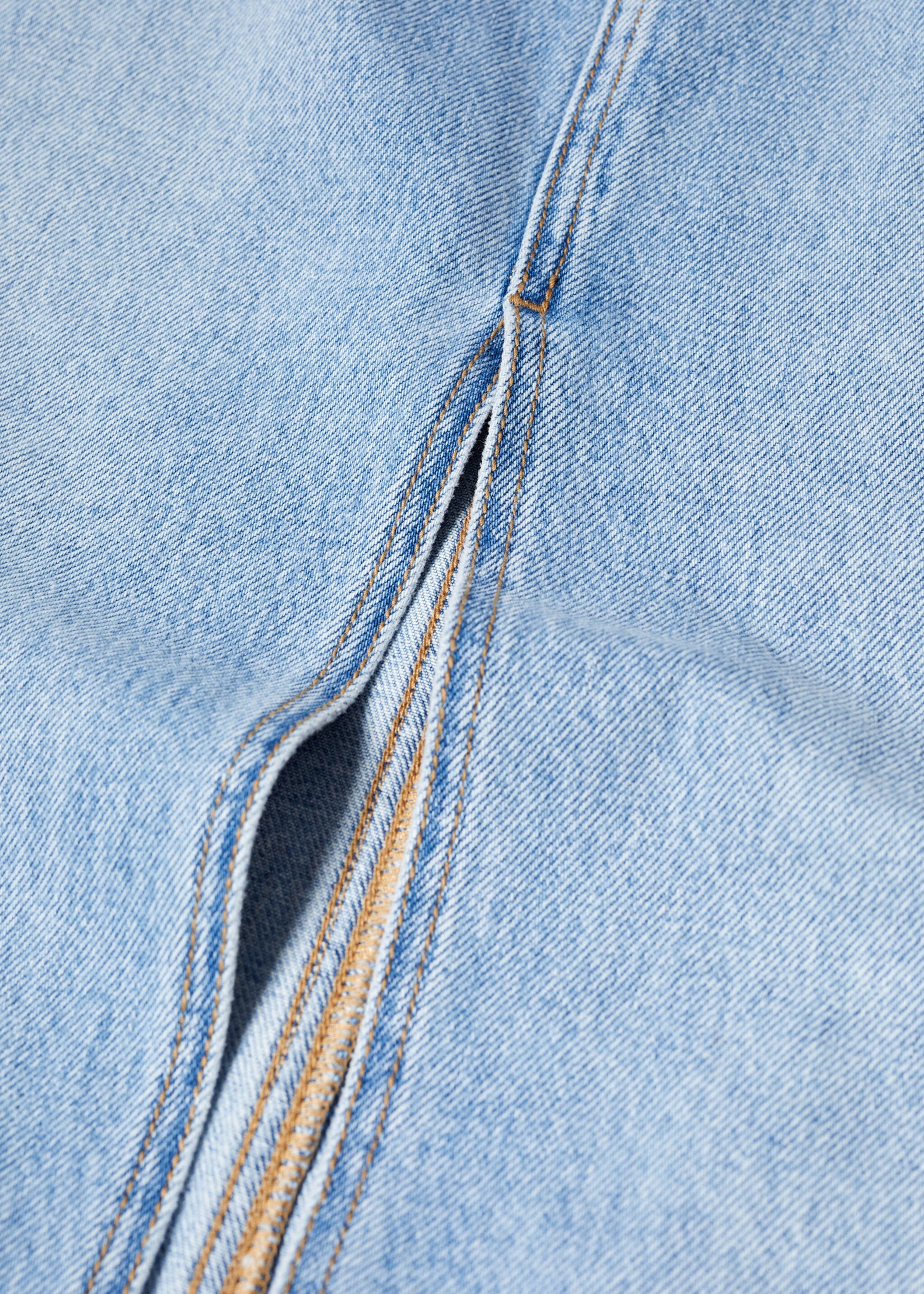 Slit denim skirt - Details of the article 8