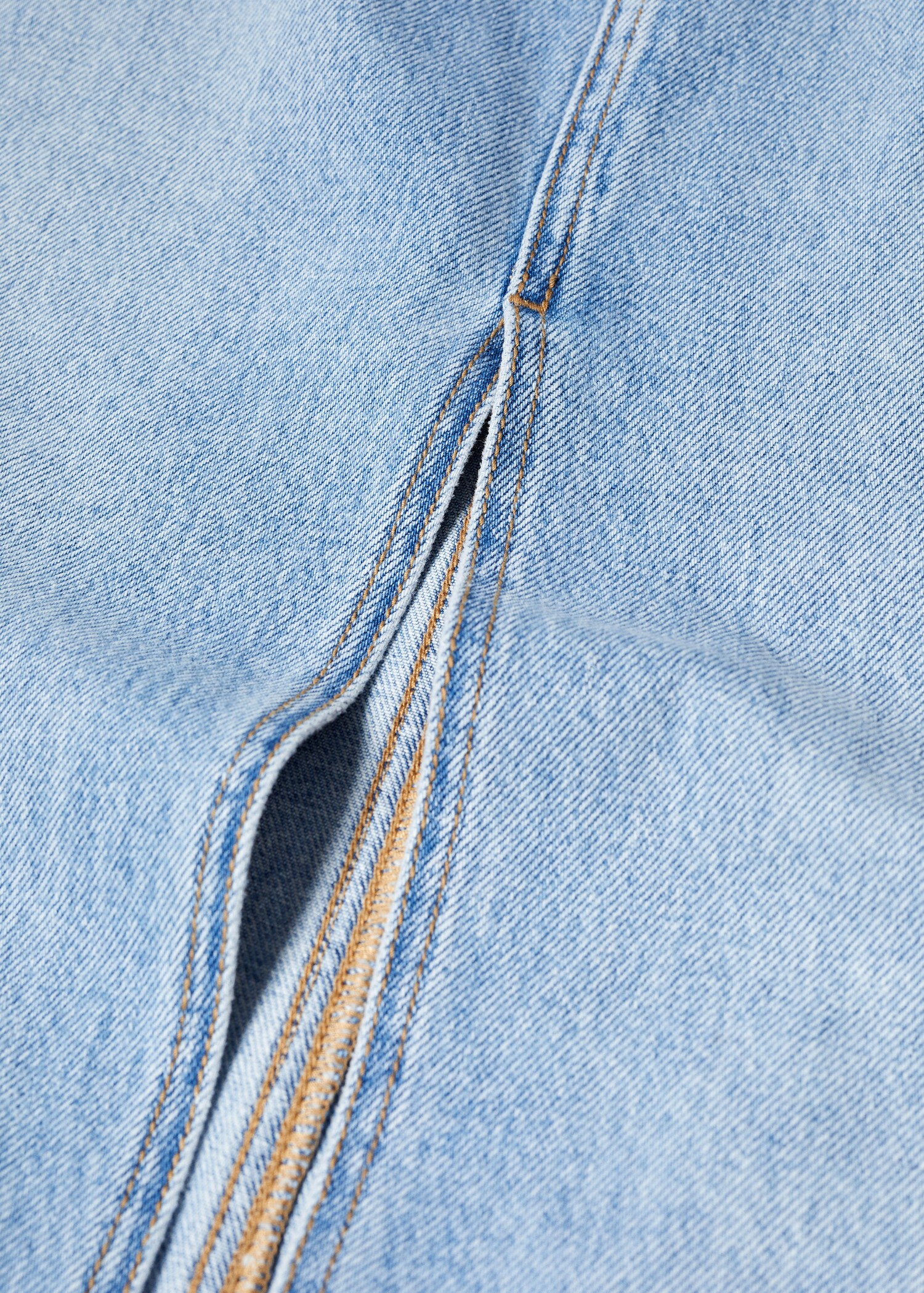 Slit denim skirt - Details of the article 8