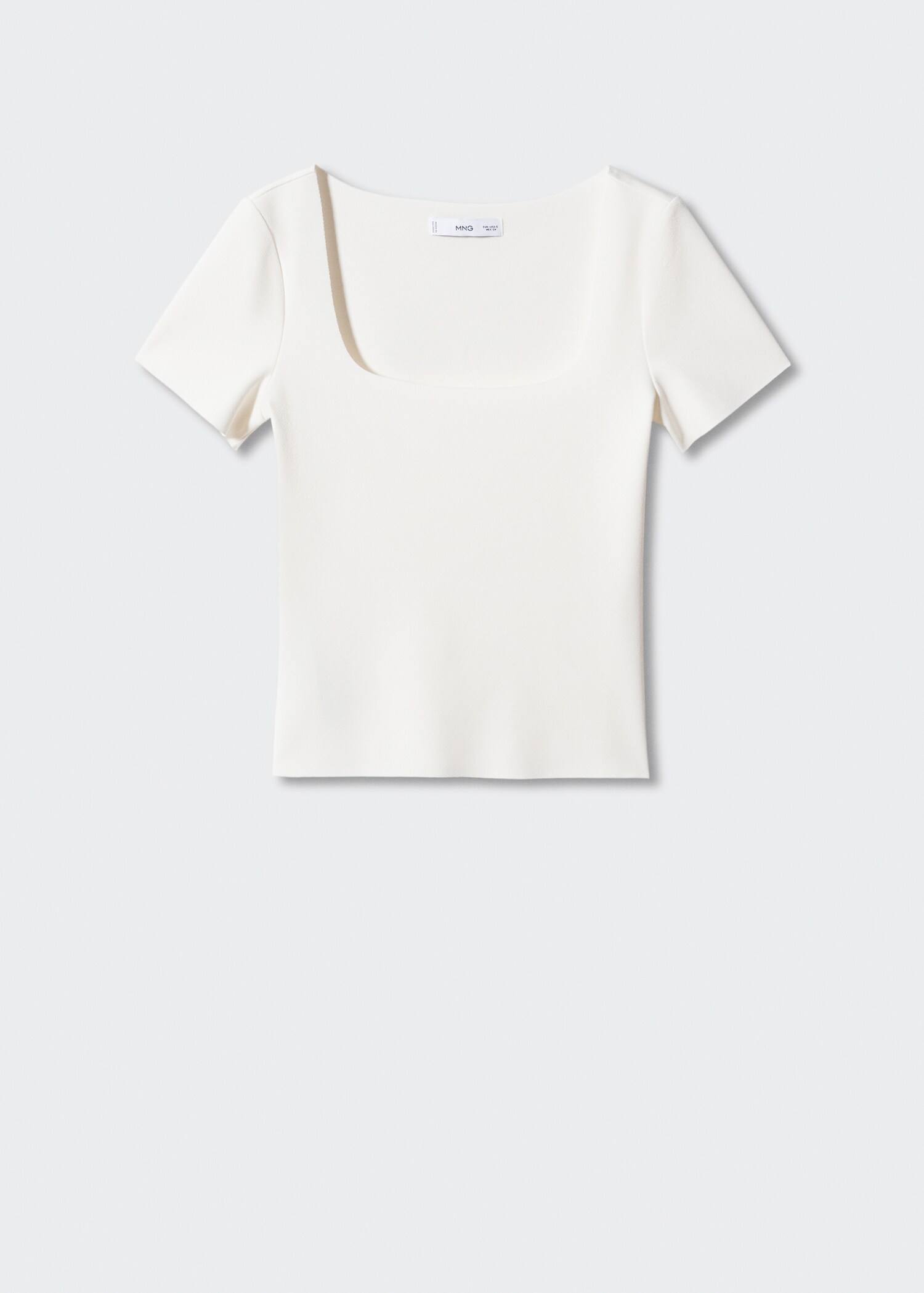 Square neck t-shirt - Article without model