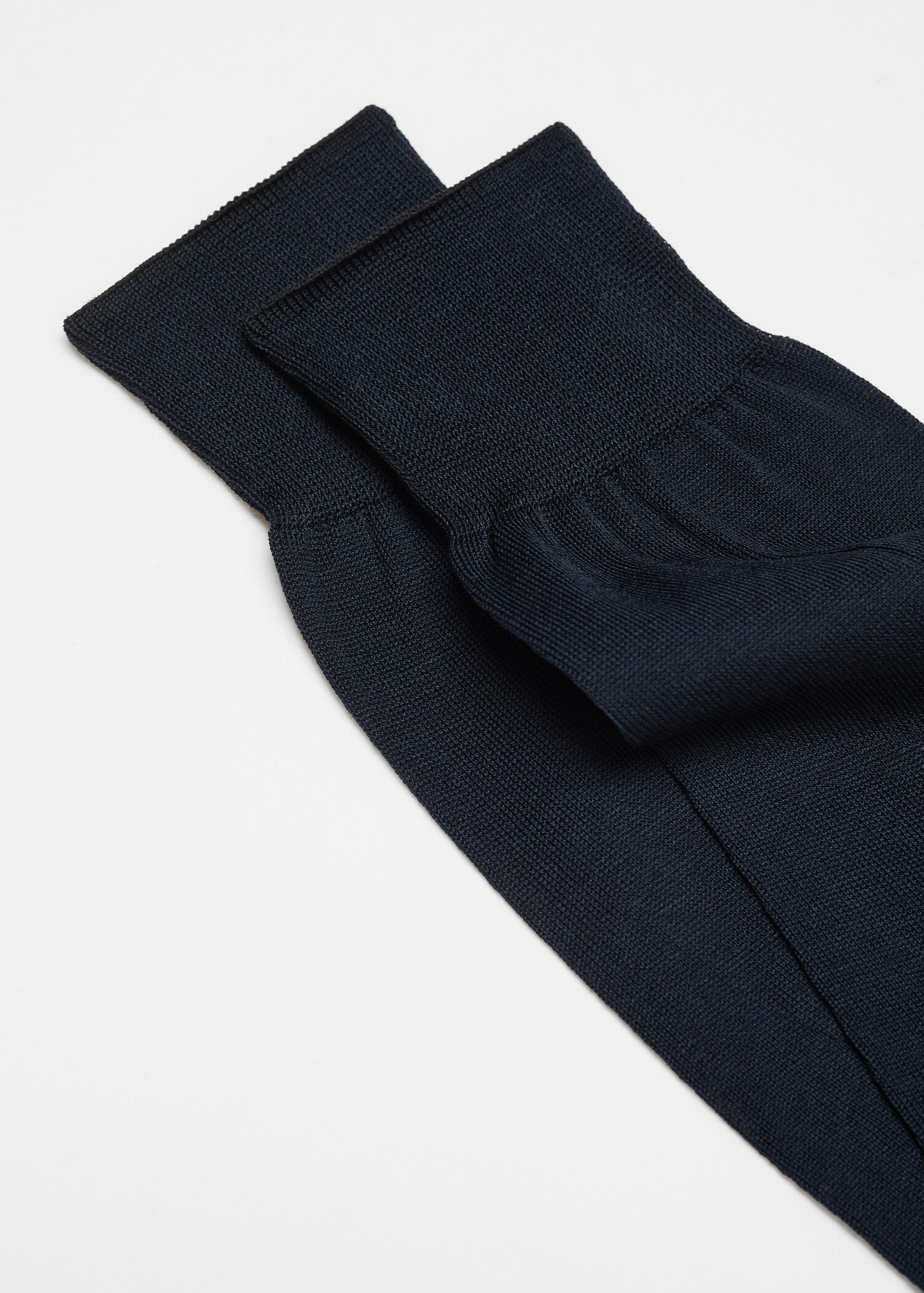 Pack of 2 100% plain cotton socks - Men | MANGO OUTLET United Kingdom