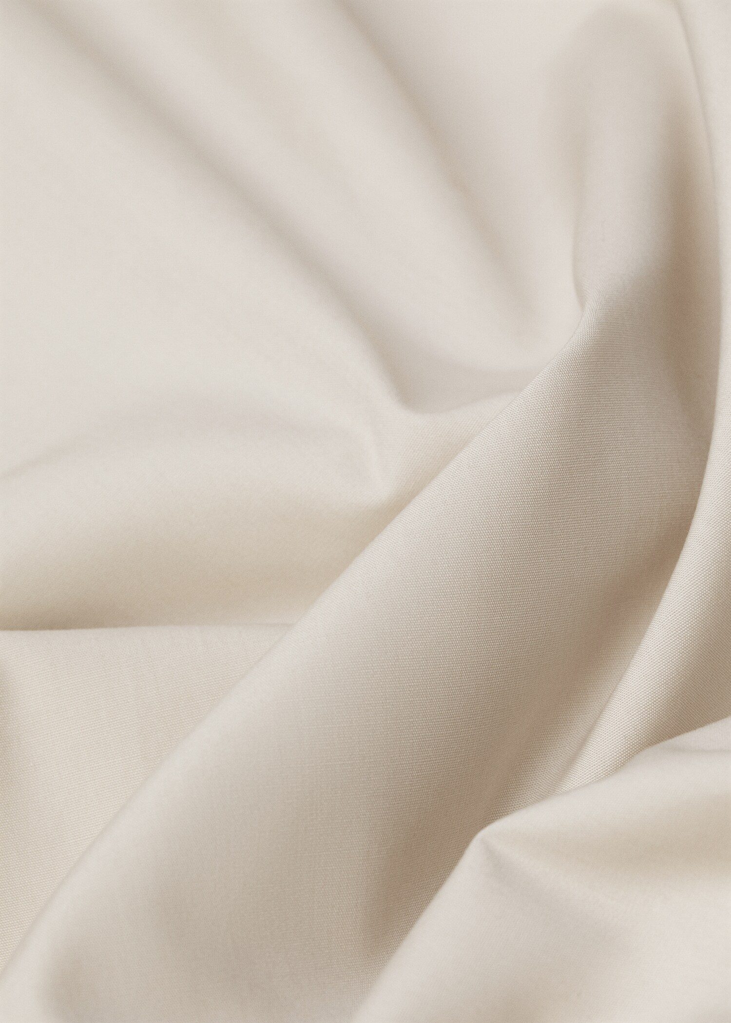 Cotton percale duvet cover (300 threads) queen bed - Details of the article 2