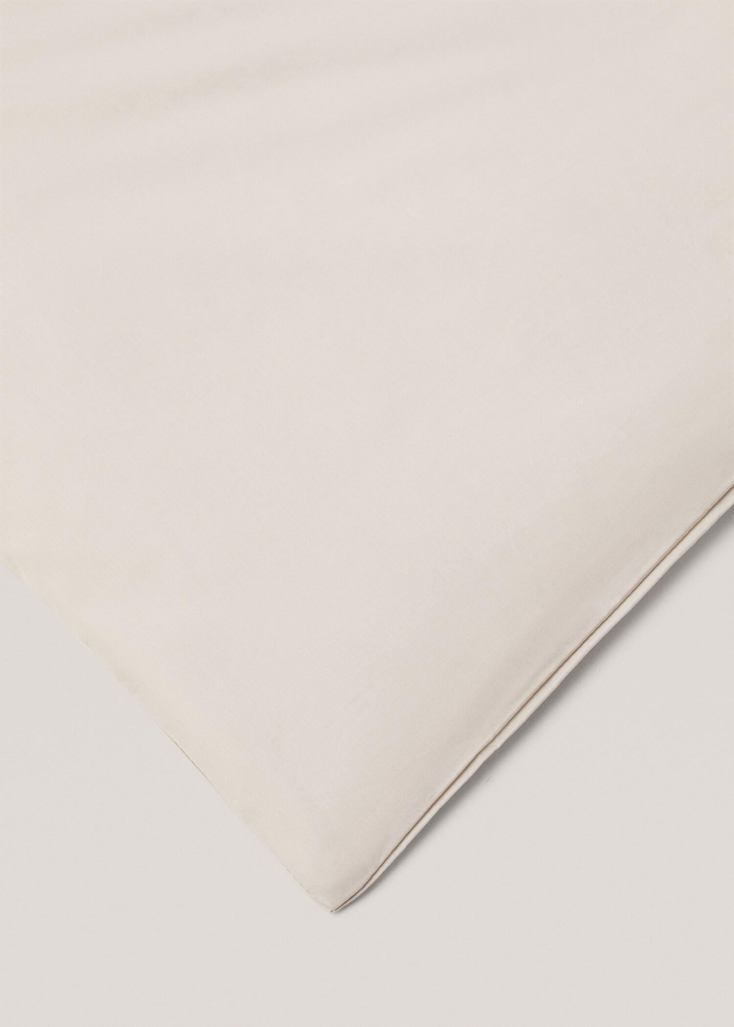 Cotton percale duvet cover (300 threads) queen bed - Details of the article 3
