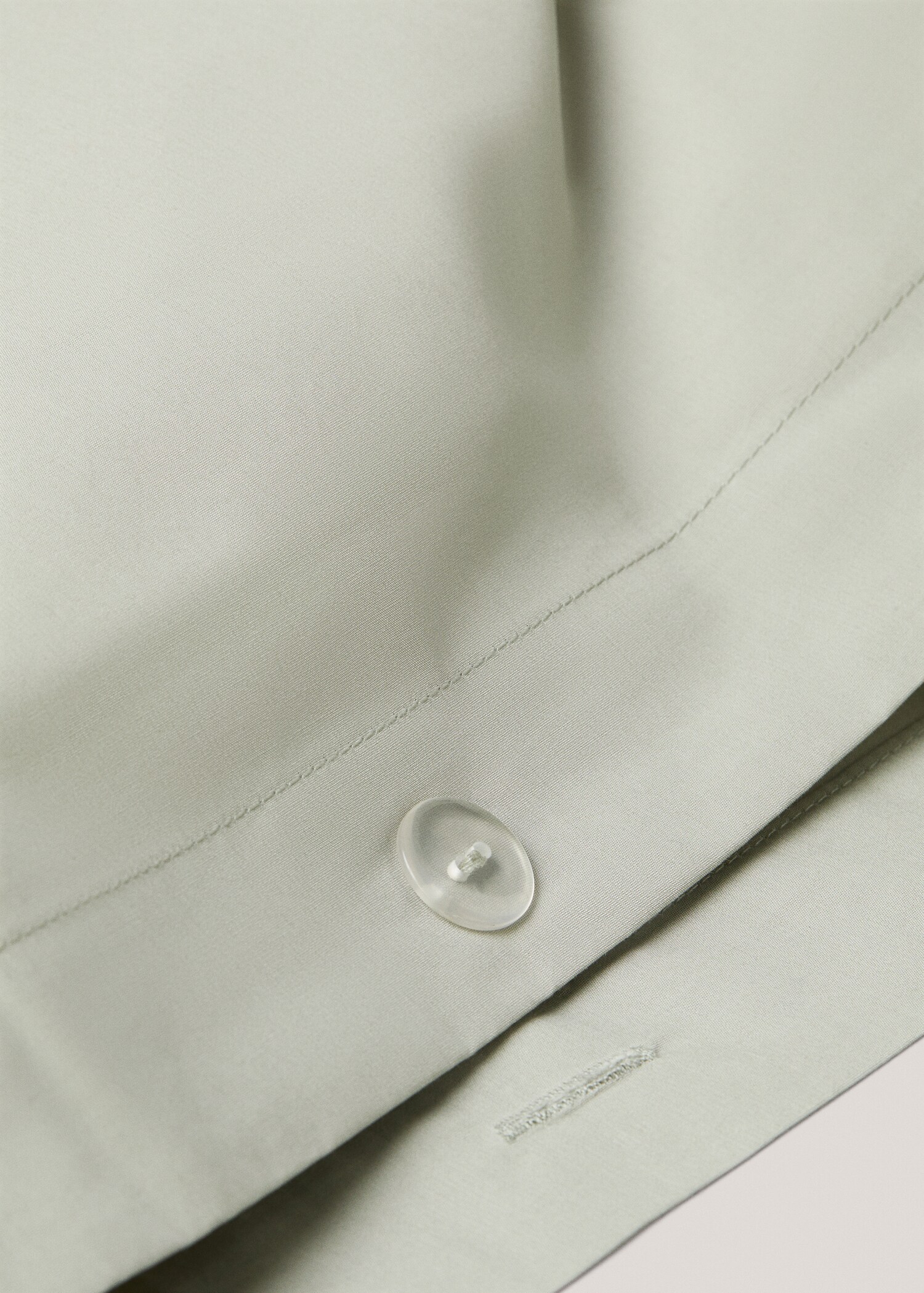 Cotton percale duvet cover (300 threads) queen bed - Details of the article 1