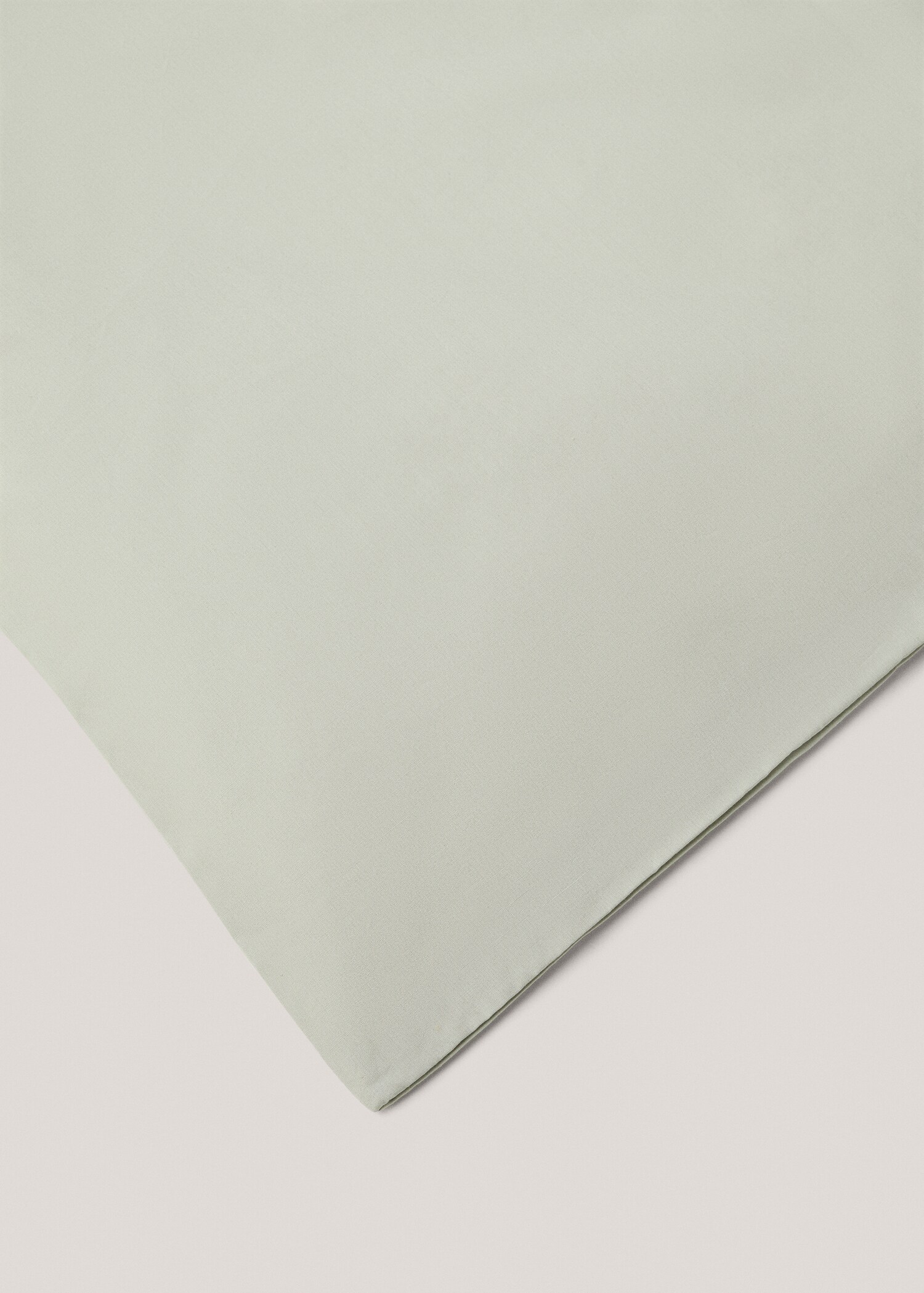 Cotton percale duvet cover (300 threads) queen bed - Details of the article 3