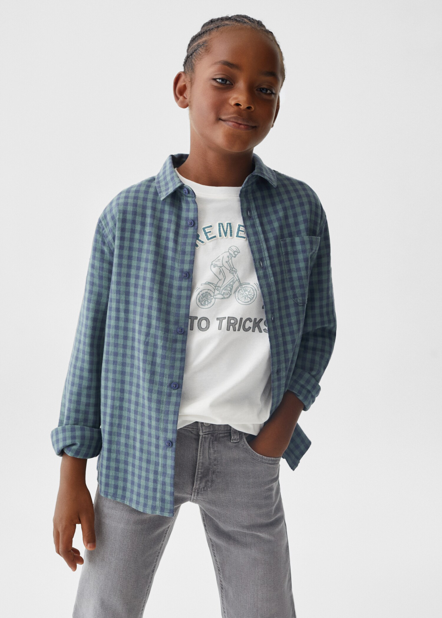 Slim-fit jeans - Medium plane
