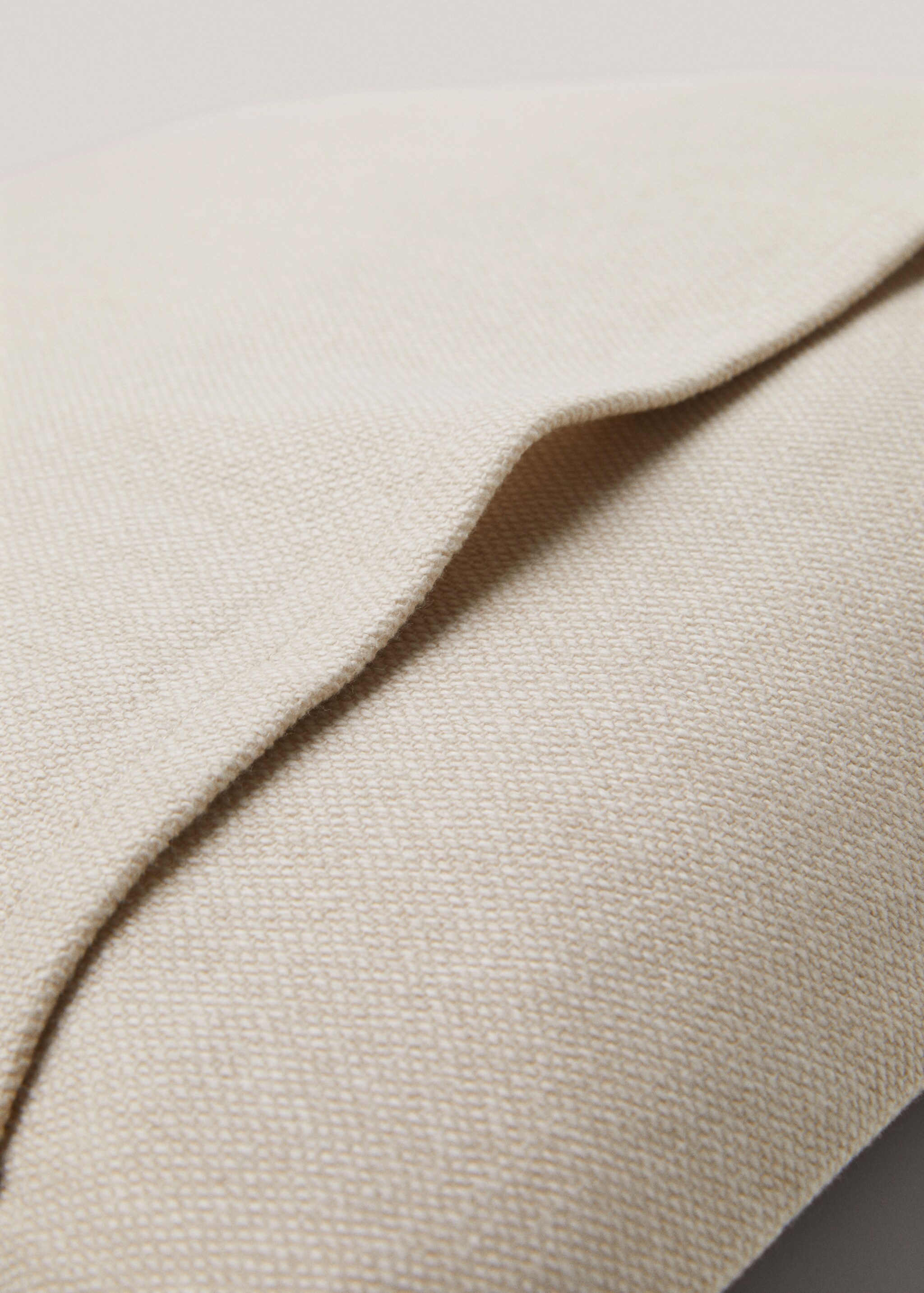 Διακοσμητική μαξιλαροθήκη 100% βαμβάκι 45x45 εκ - Λεπτομέρεια του προϊόντος 4, Μπεζ . Ref: 57012525-00.