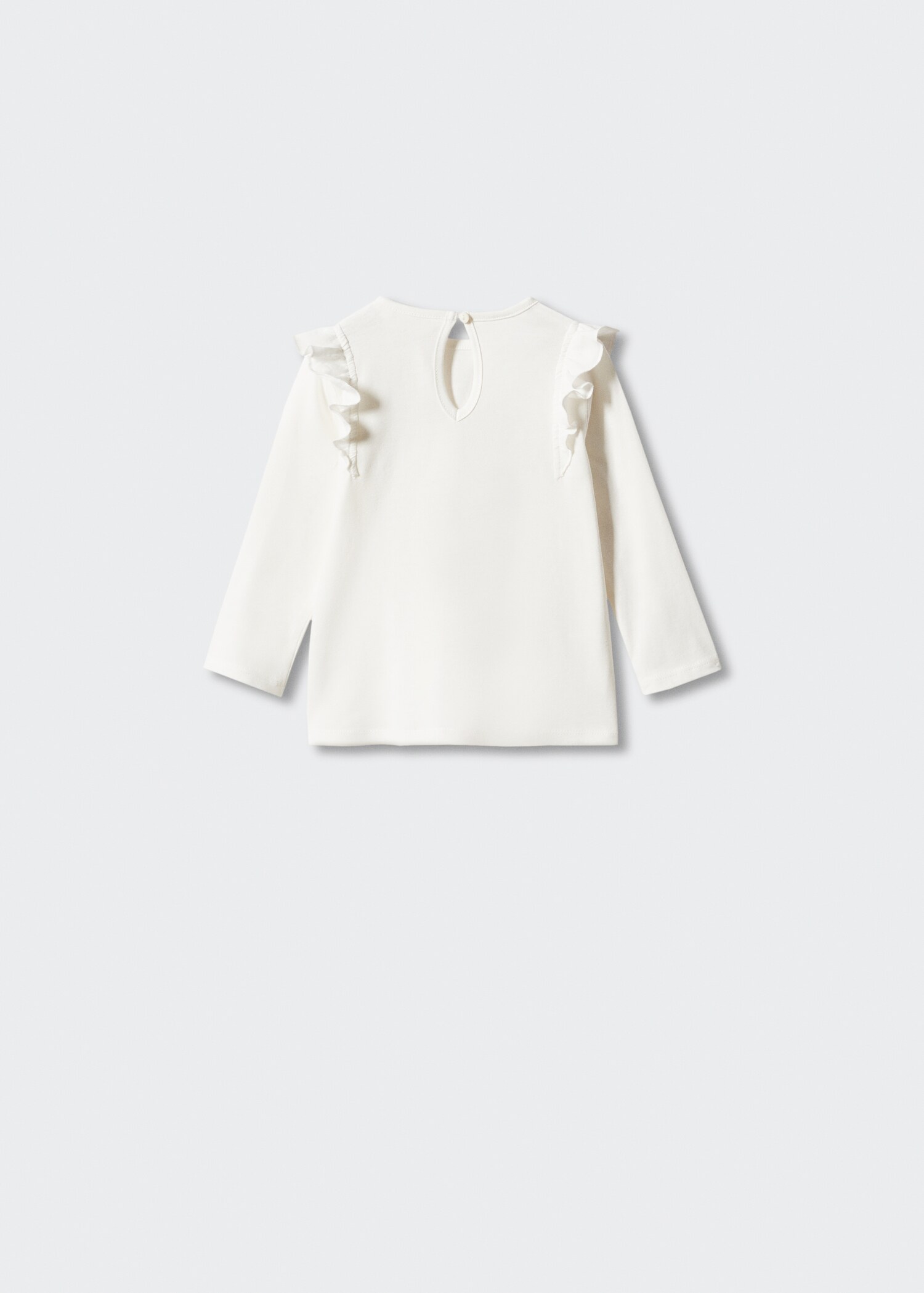 T-shirt manches longues volants - Verso de l’article