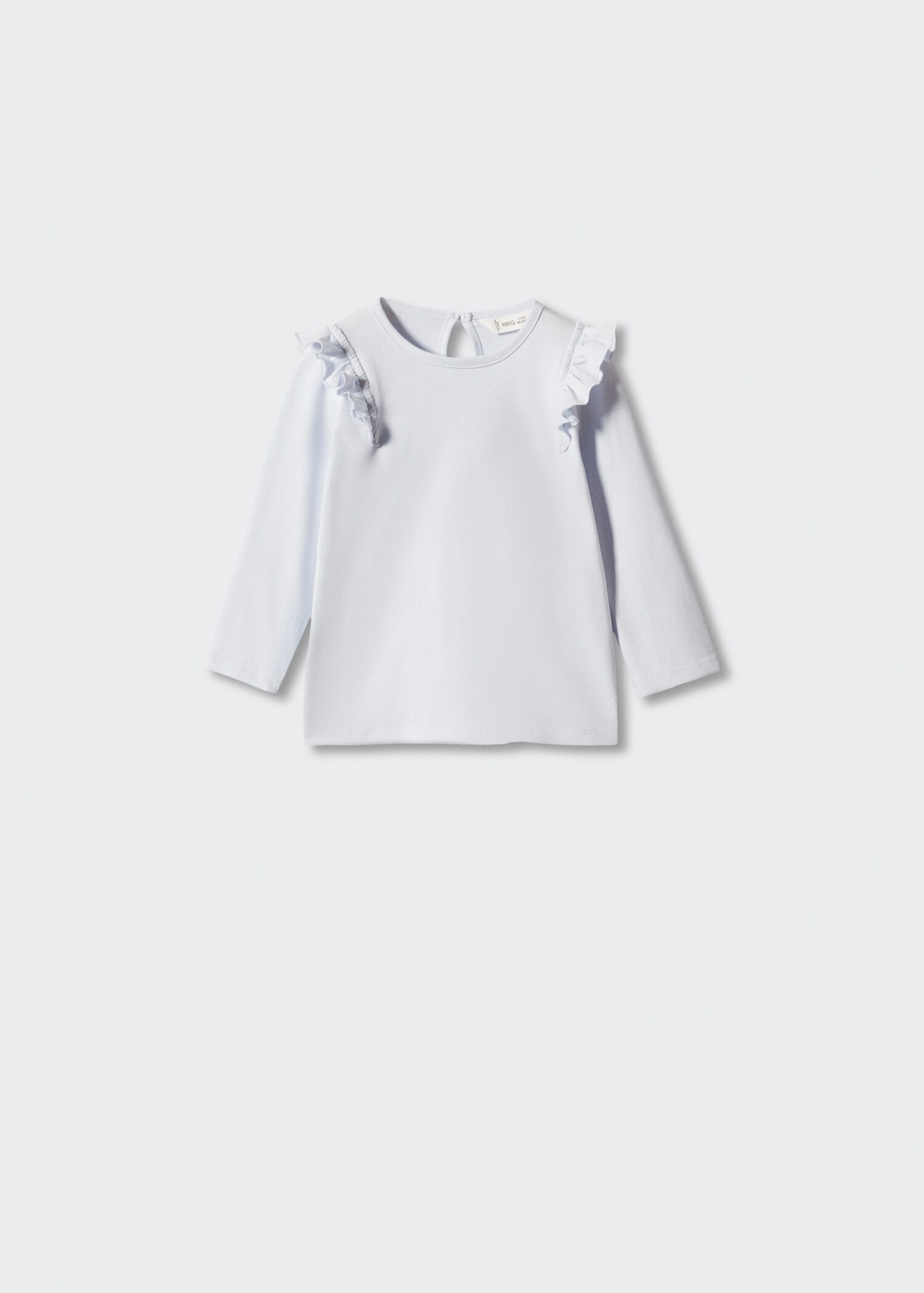 Long -sleeved t-shirt with ruffles - Article without model