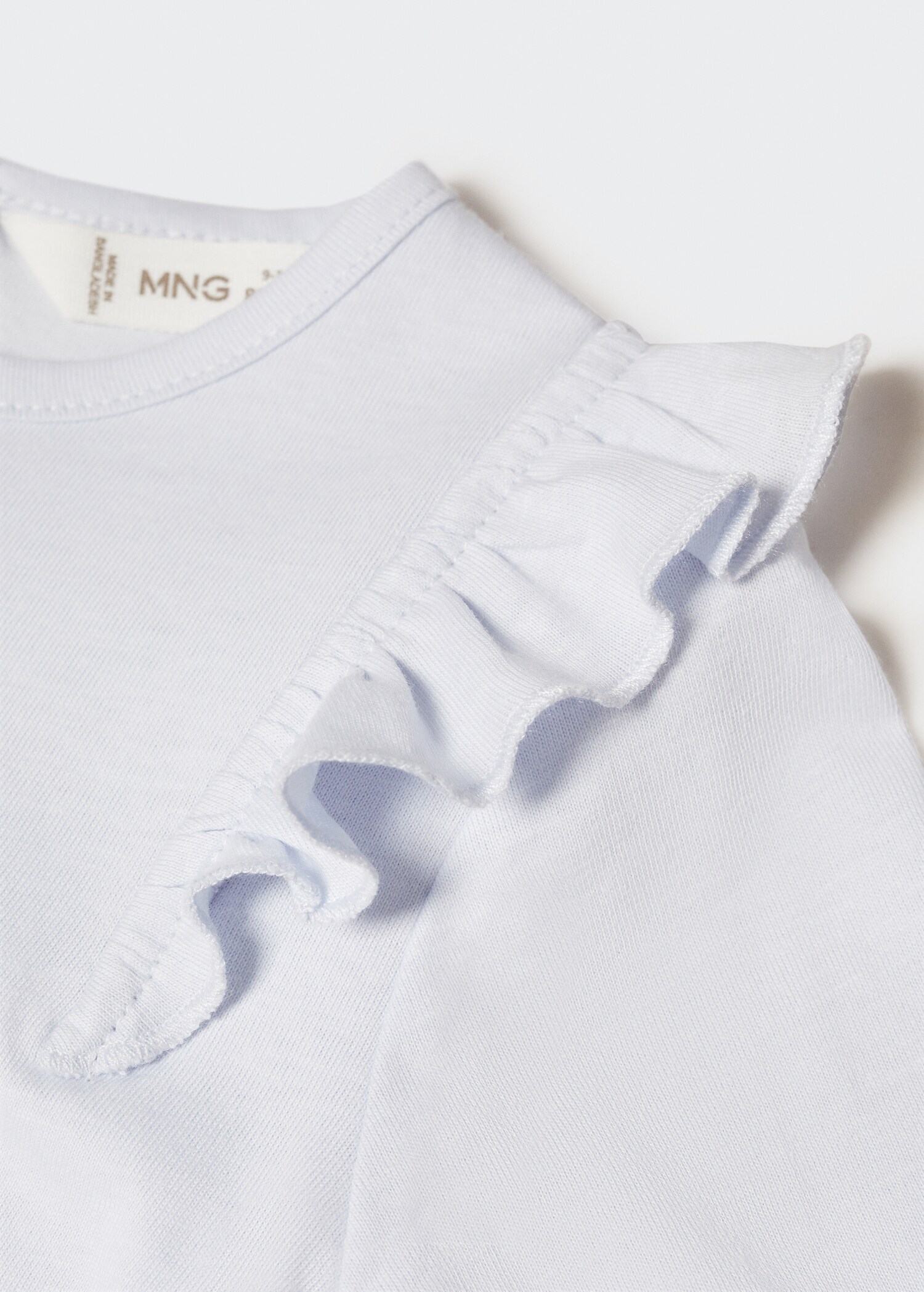 Long -sleeved t-shirt with ruffles - Details of the article 8