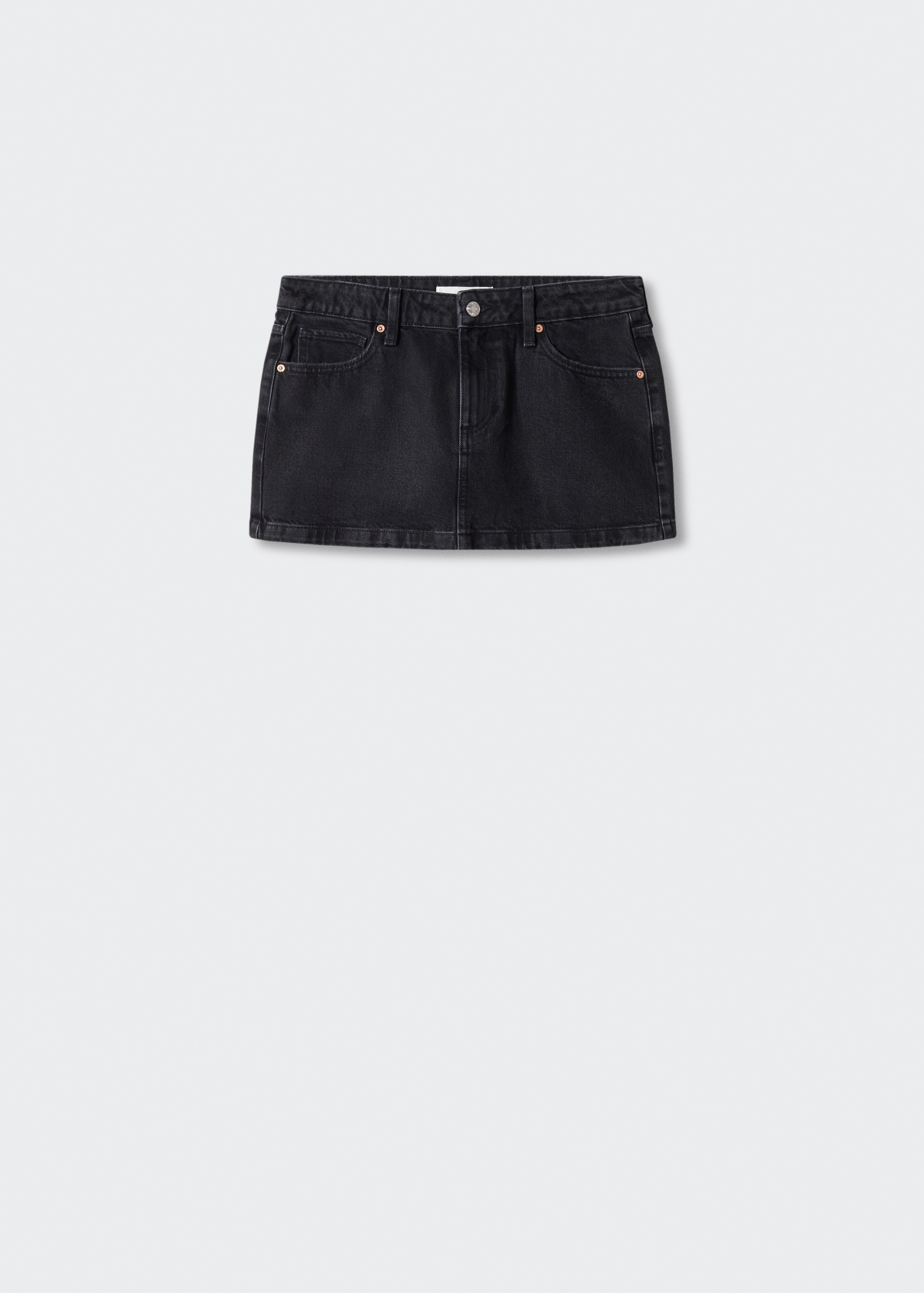 Low-rise denim mini skirt Women MANGO OUTLET USA