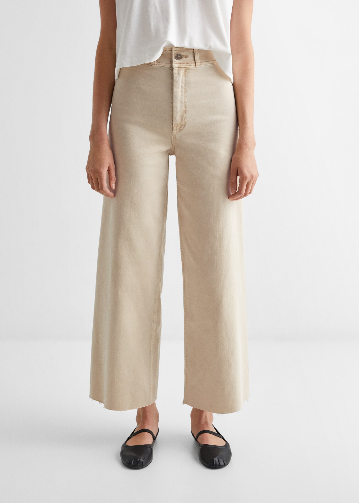 Jeans culotte mid-waist comfort - Details of the article 6