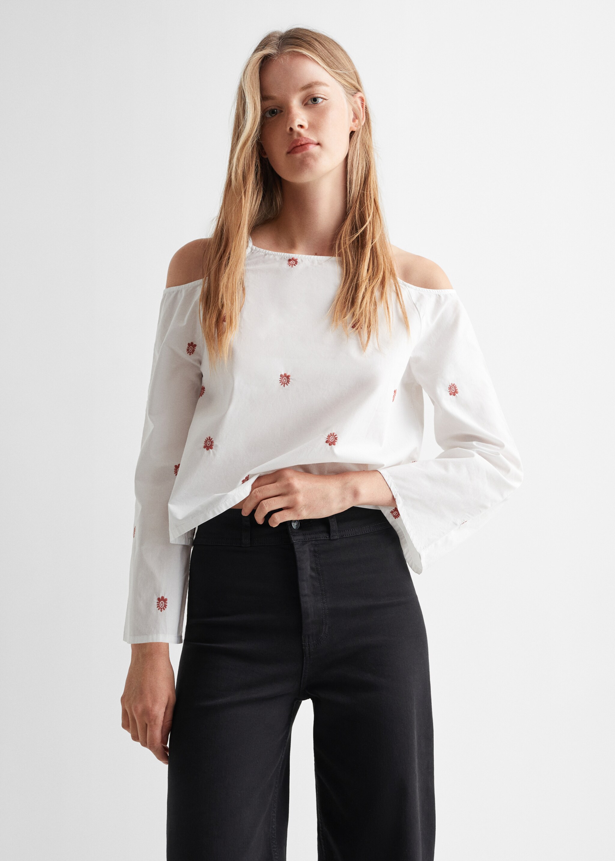 Culottejeans - Bild av mittparti, Svart. Ref: 57012882-00.