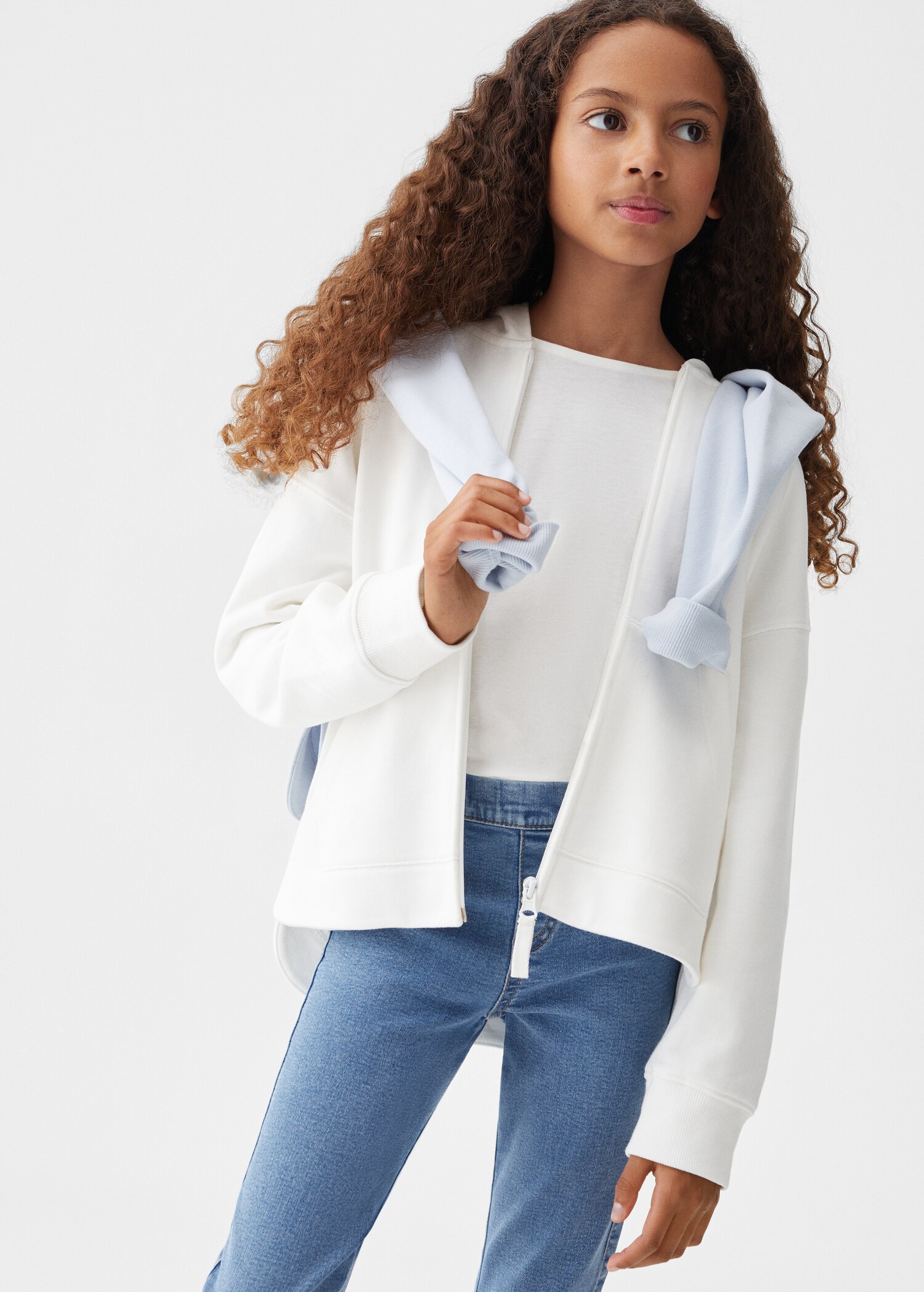 Drawstring waist jeans - Details of the article 1