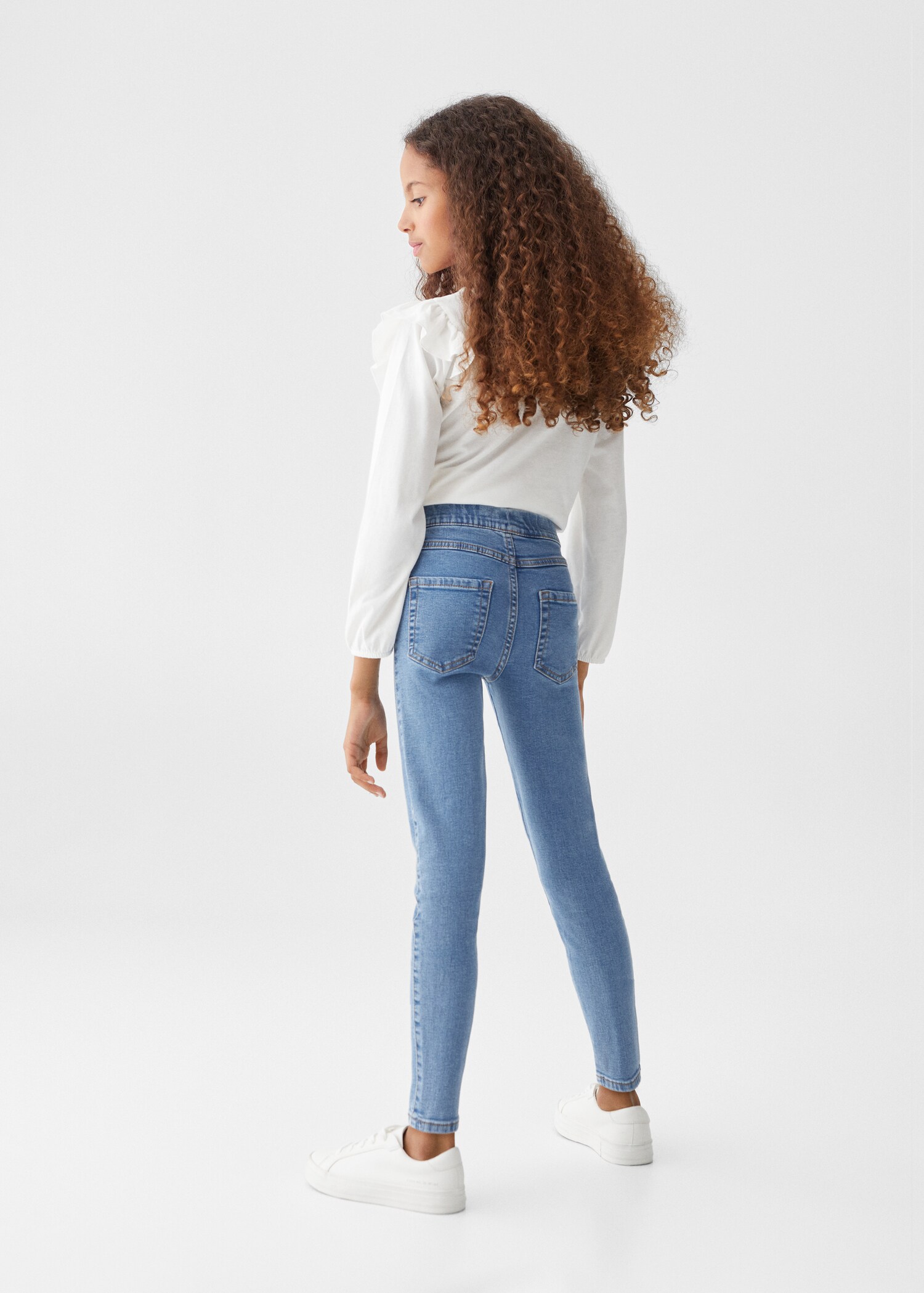 Drawstring waist jeans - Reverse of the article