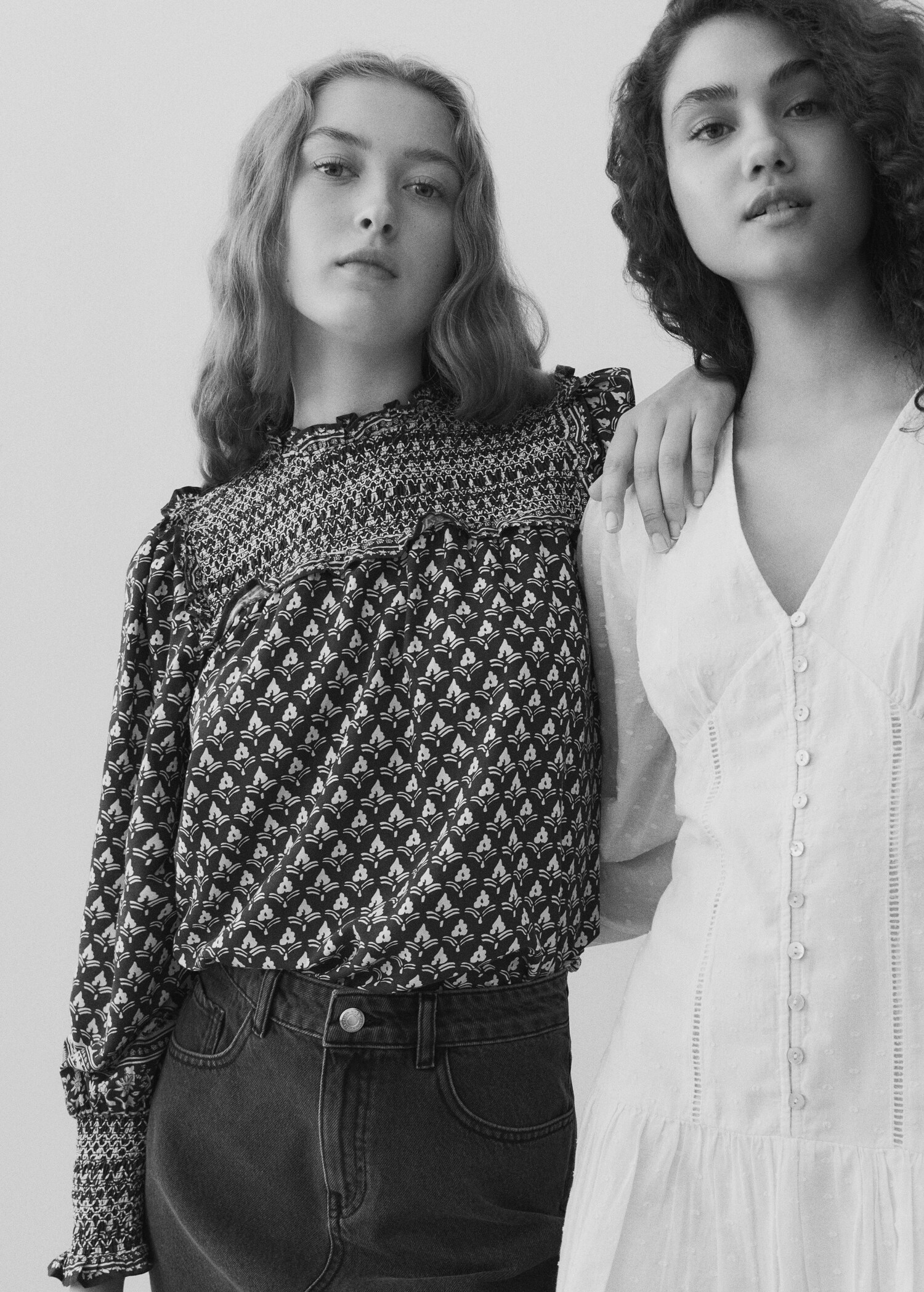 Blusa stampata increspata - Dettaglio dell'articolo 5