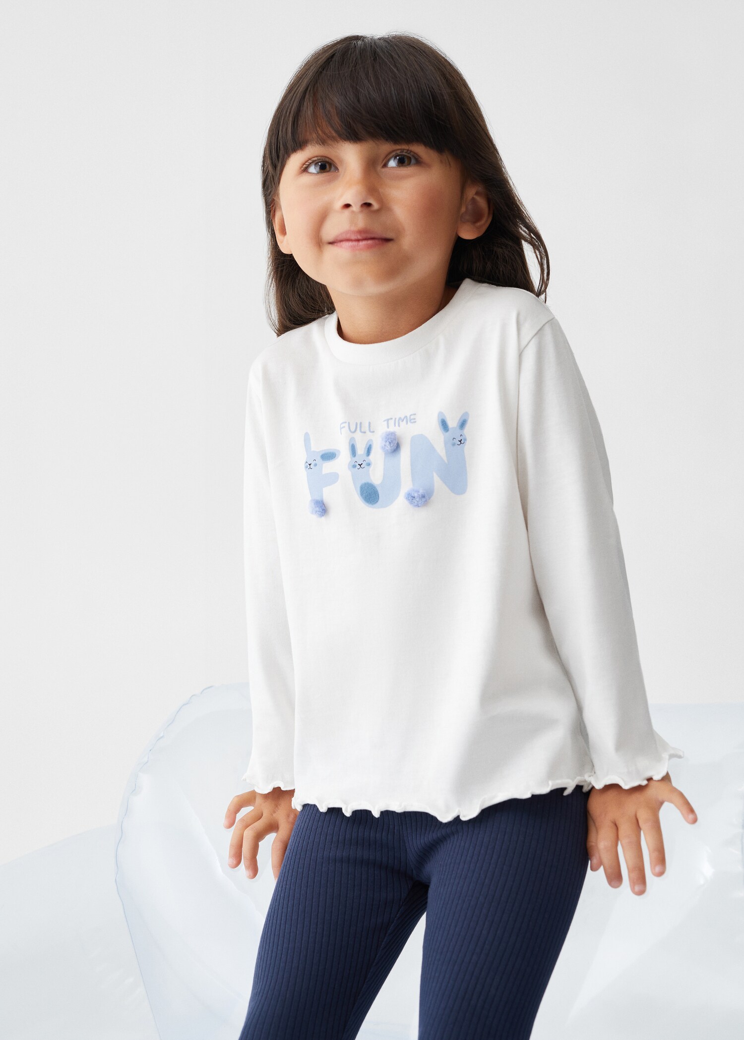 Camiseta algodón mensaje - Plano medio