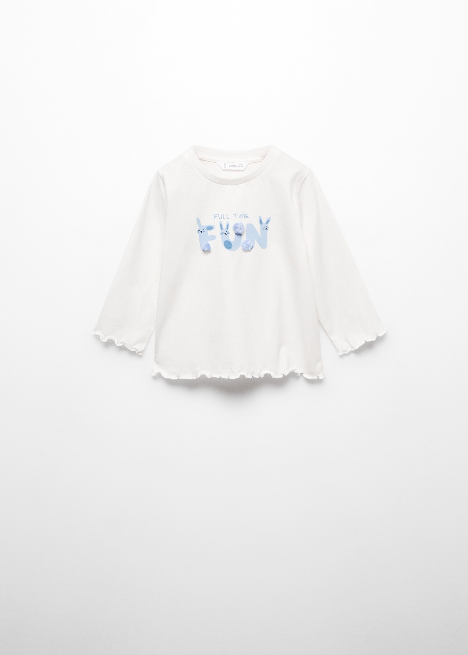 Camiseta algodón mensaje - Artículo sin modelo