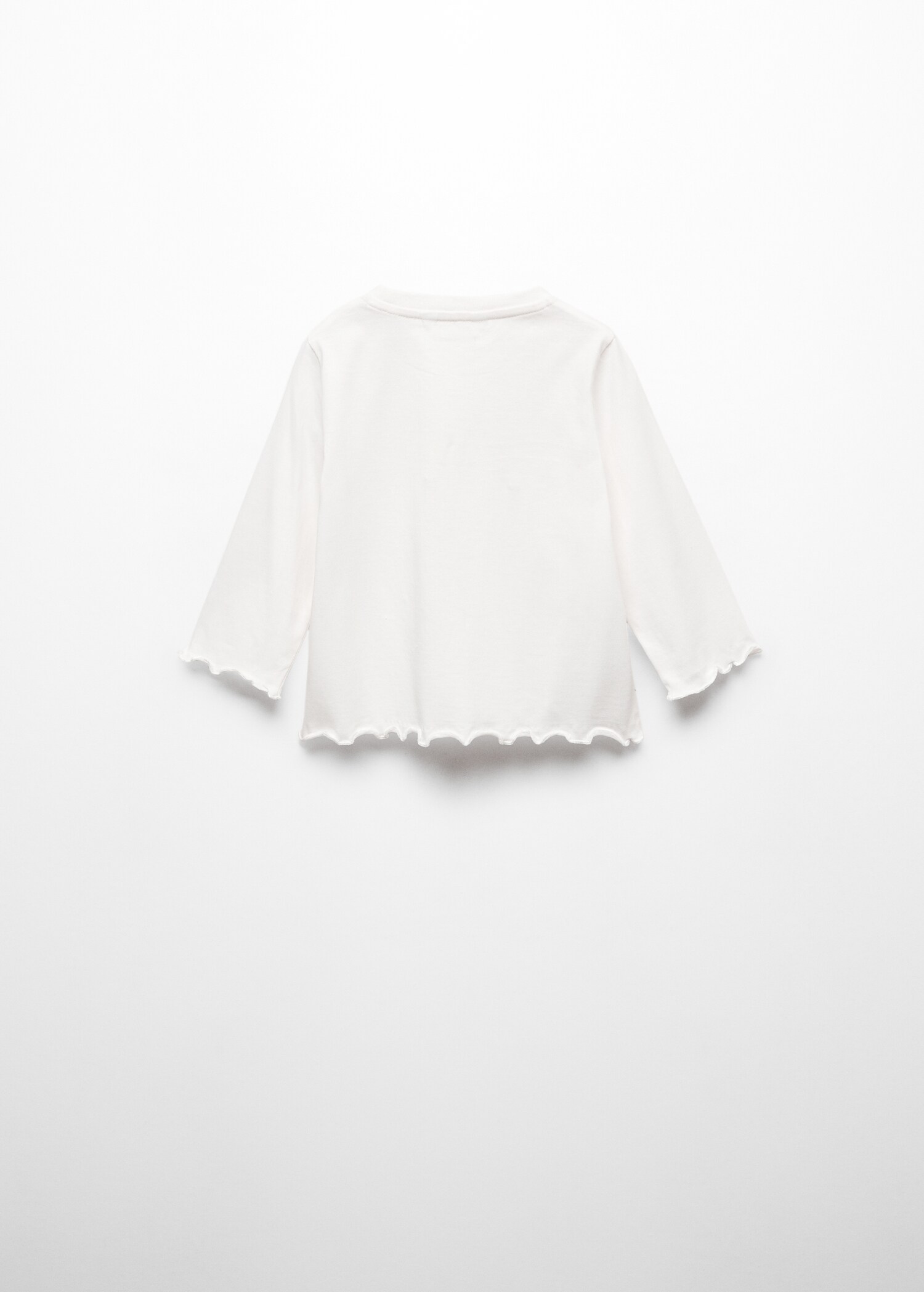 Camiseta algodón mensaje - Reverso del artículo