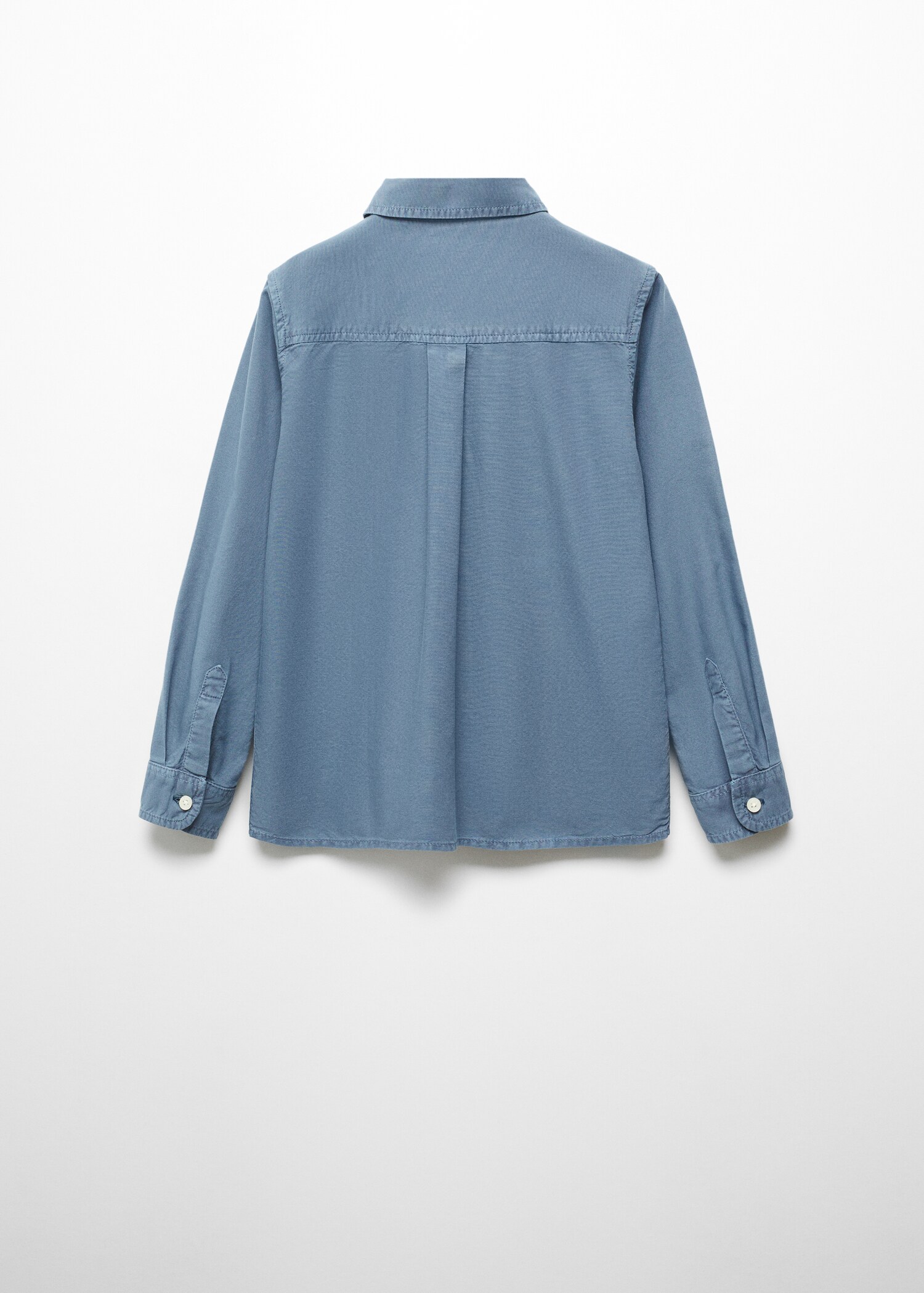 Regular fit cotton shirt - Reverse of the article
