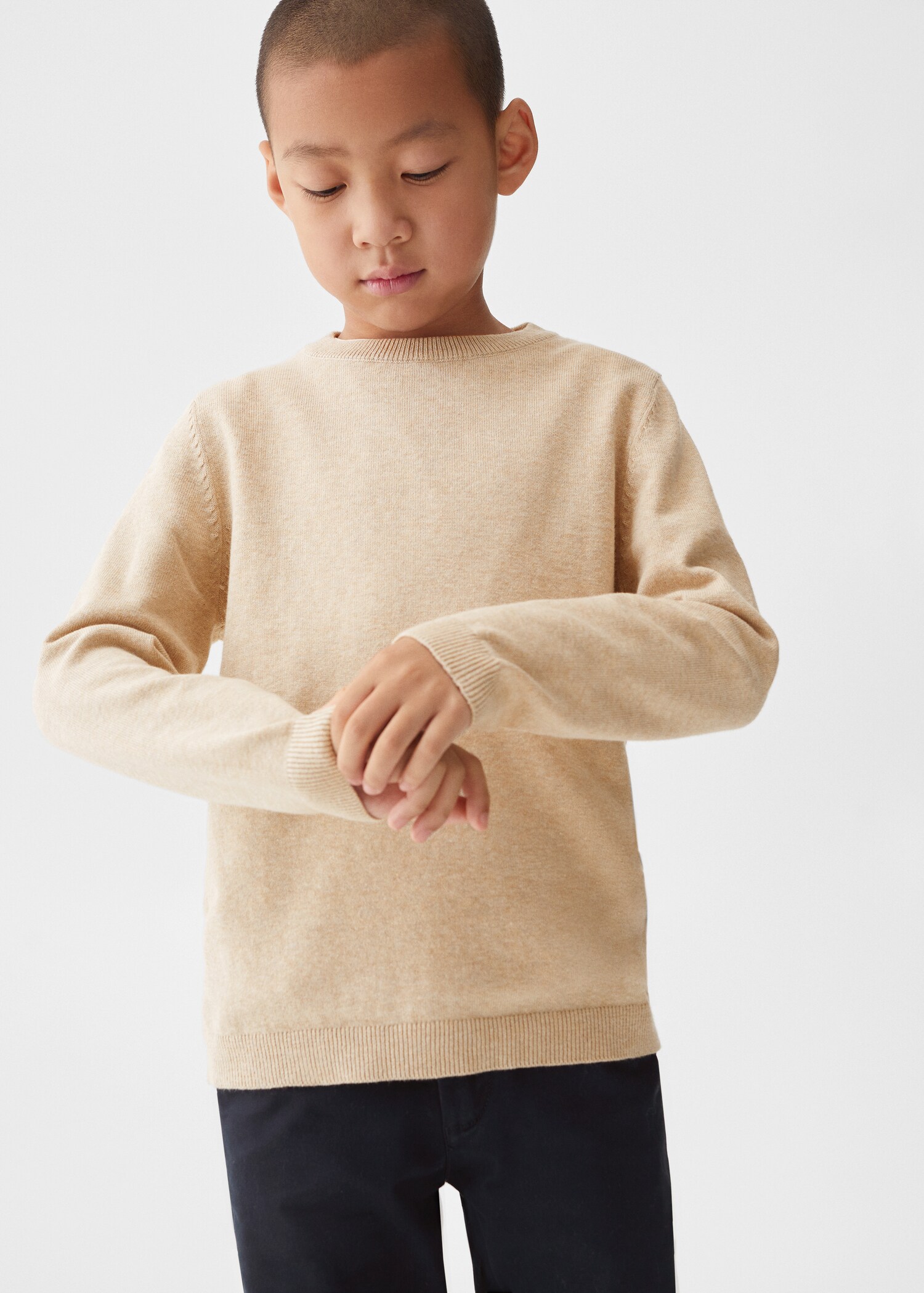 Pull-over maille coton - Plan moyen