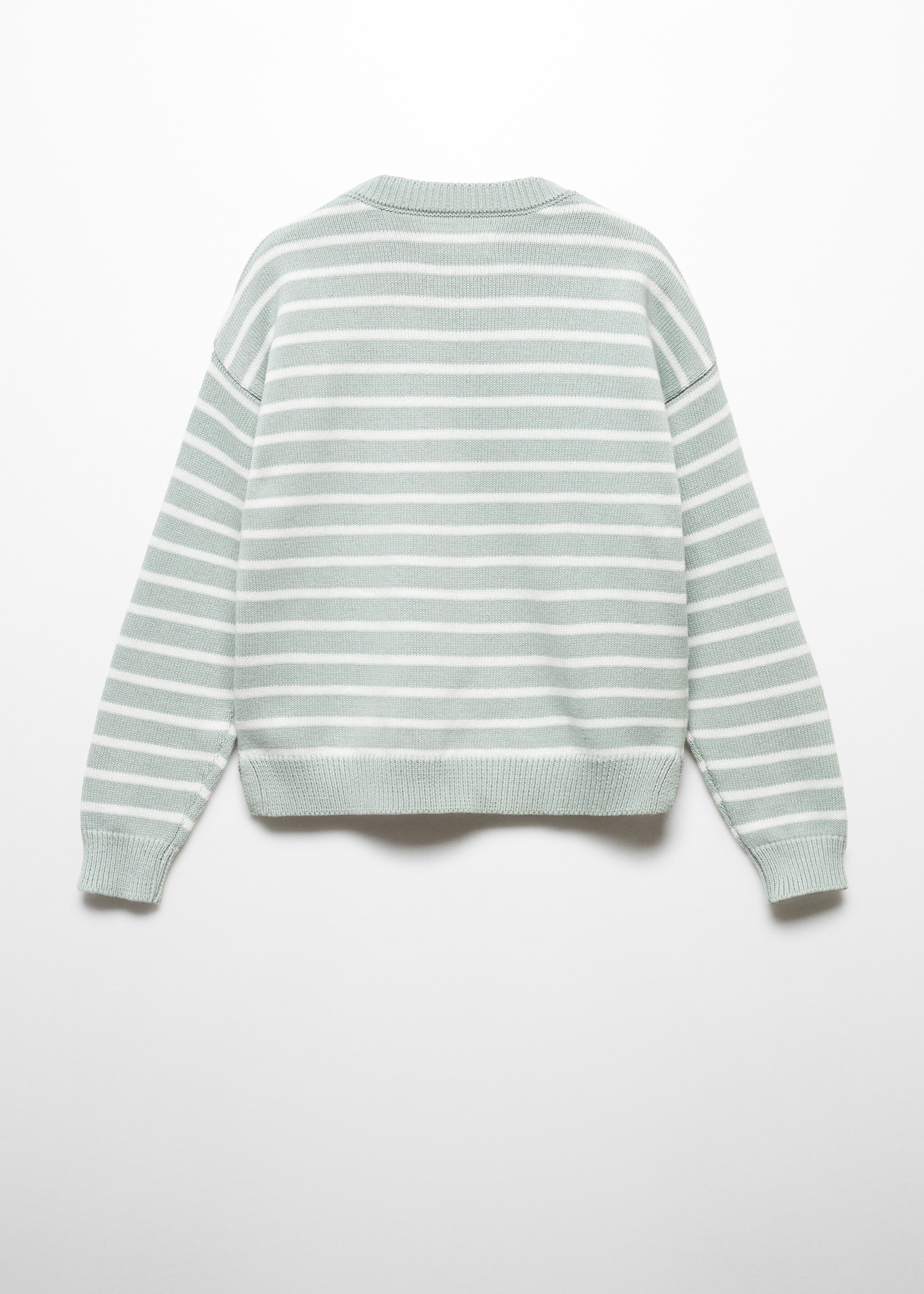 Striped cotton-blend sweater - Reverse of the article