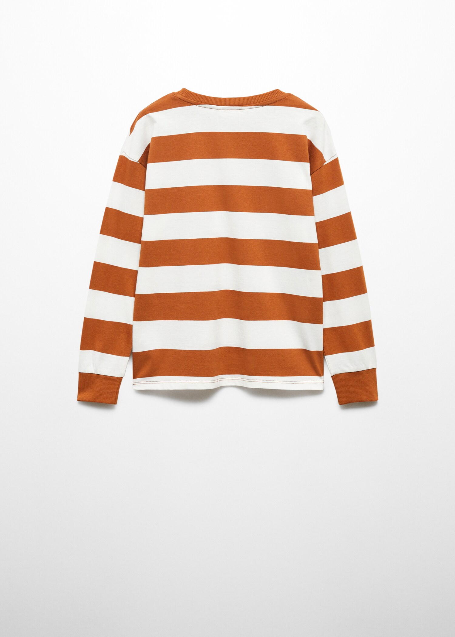 Striped long sleeves t-shirt - Reverse of the article