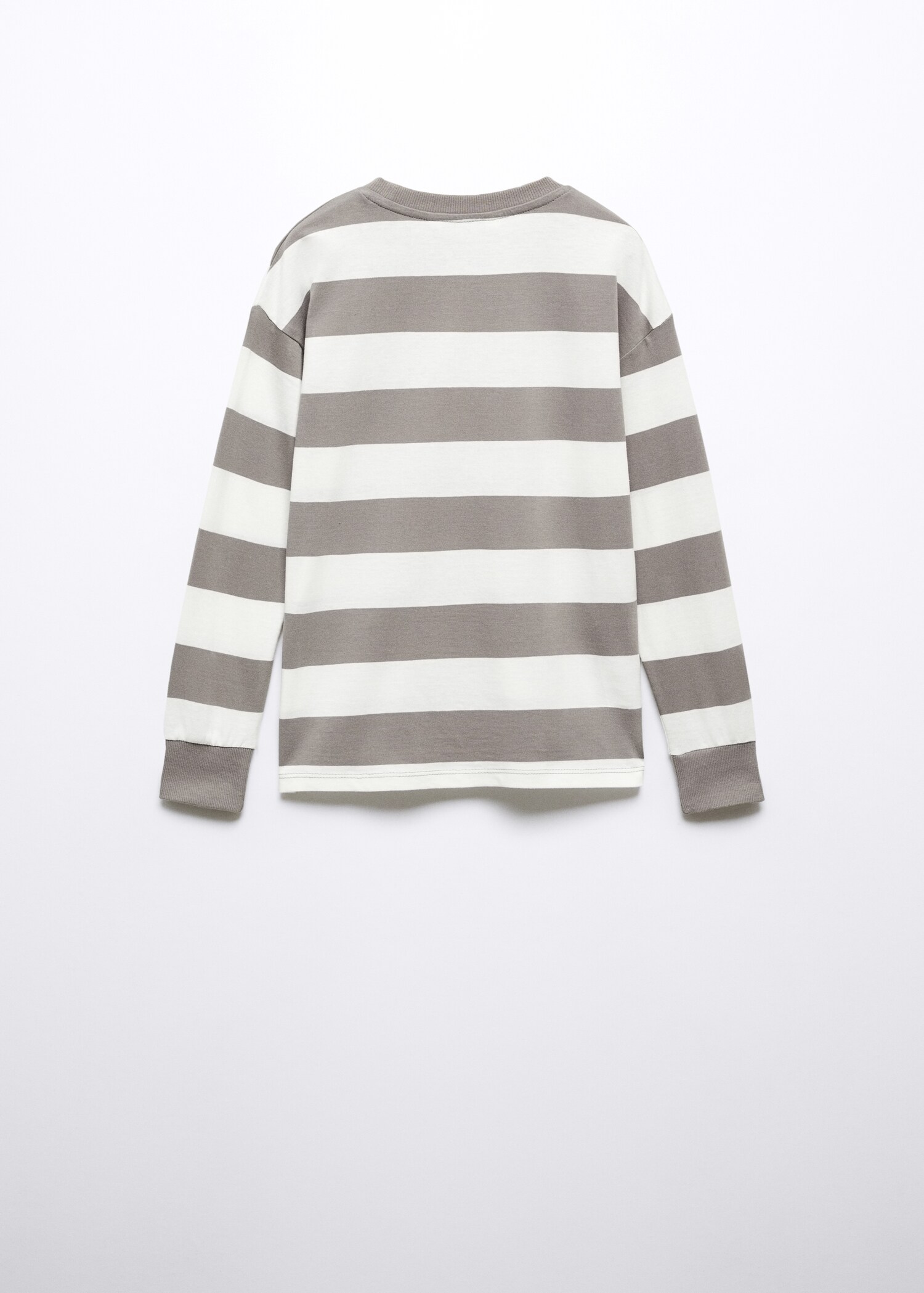 Striped long sleeves t-shirt - Reverse of the article