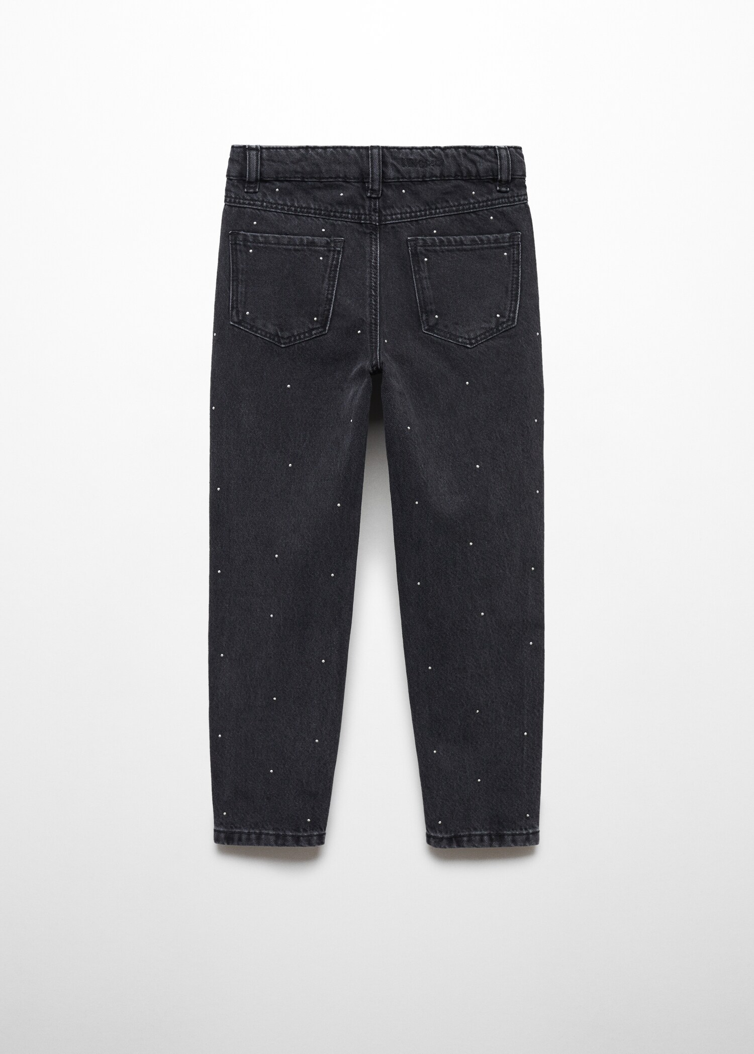 Mom-fit jeans met glitters - Achterkant van het artikel