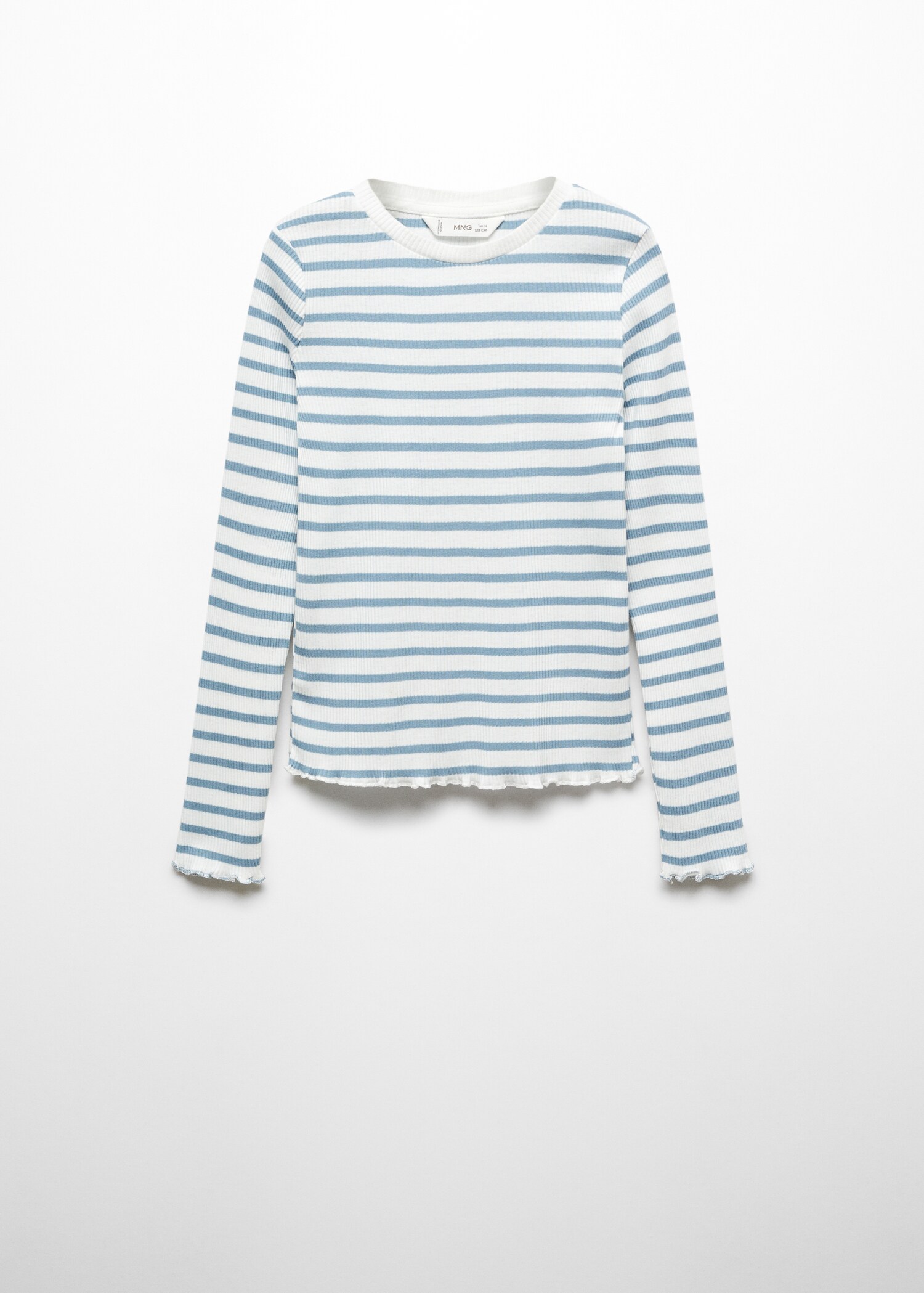 Gebreid T-shirt met lange mouwen - Artikel zonder model