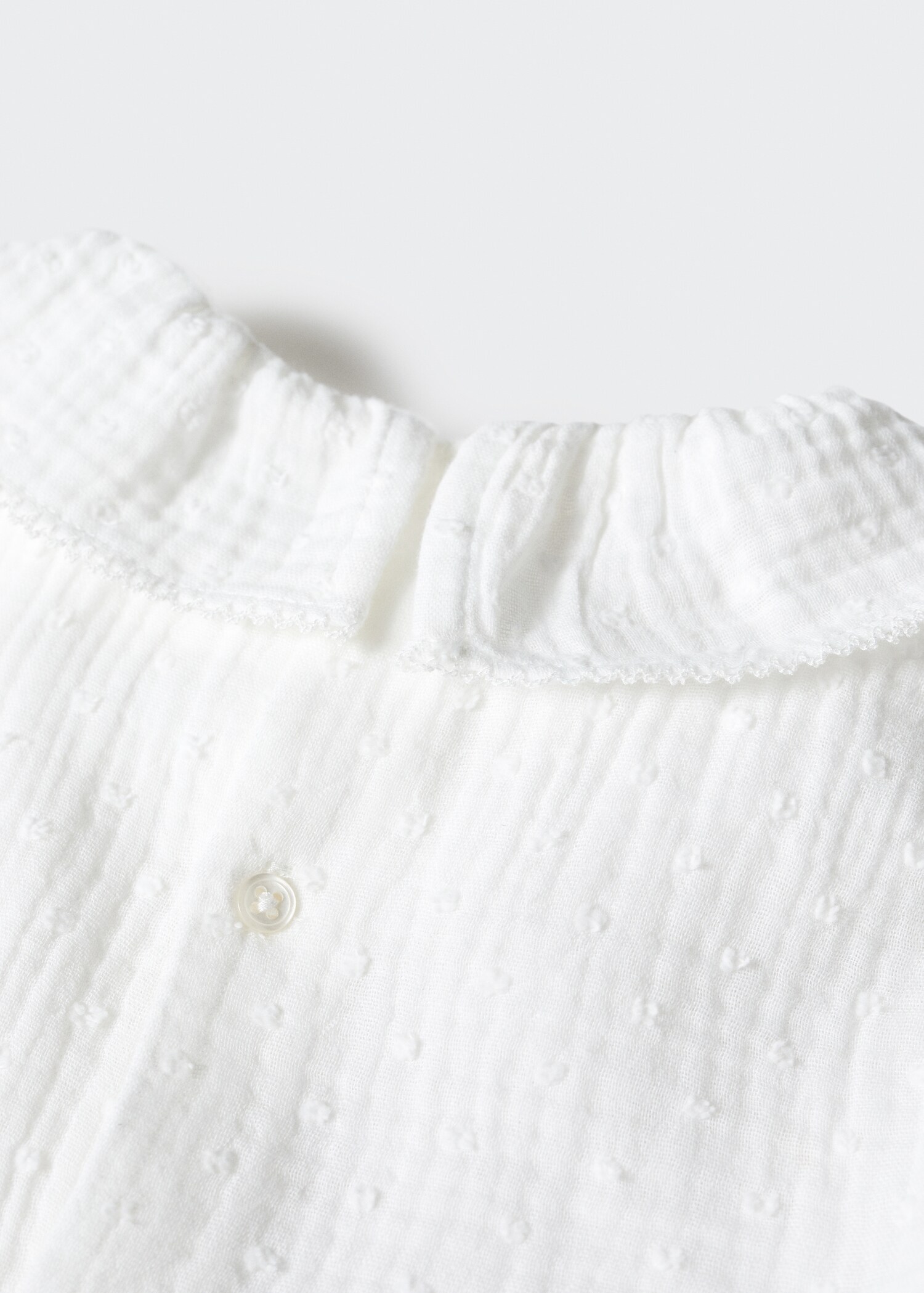 Double baby-collar shirt - Details of the article 8