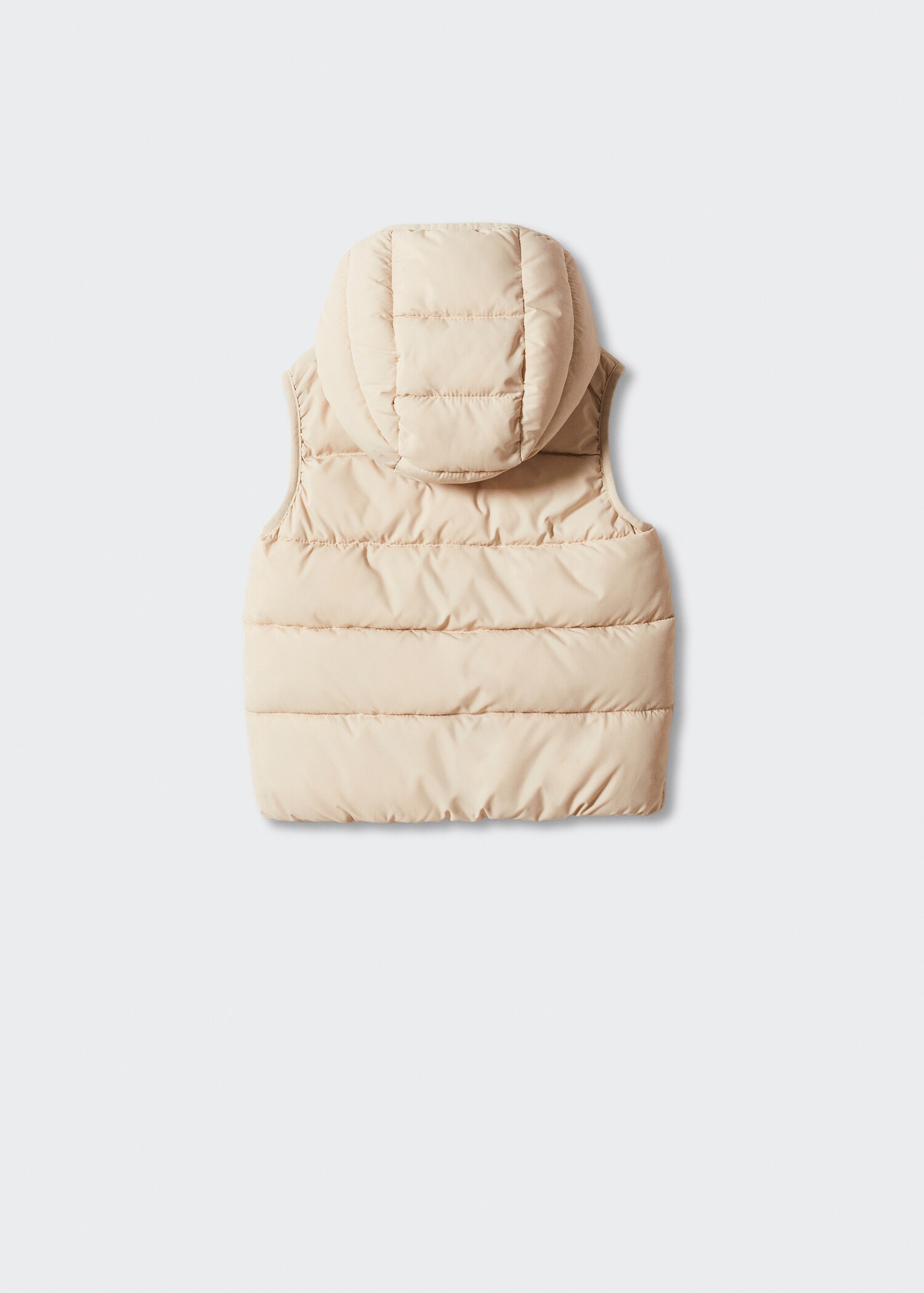 Quilted gilet - Reverse of the article