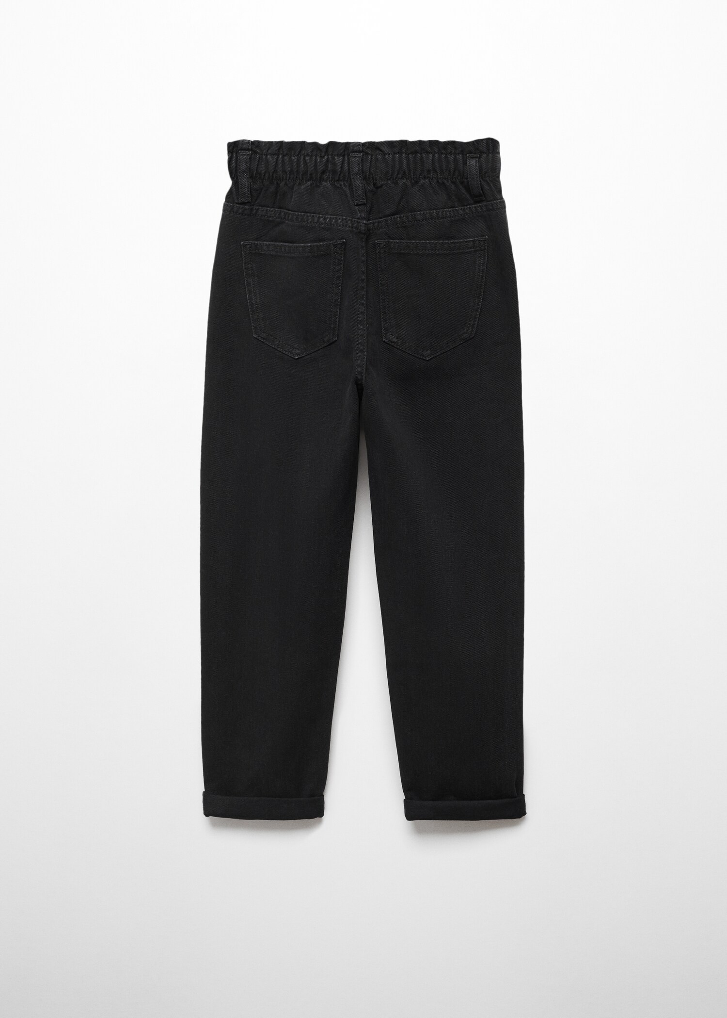 Cotton Paperbag Jeans - Reverse of the article