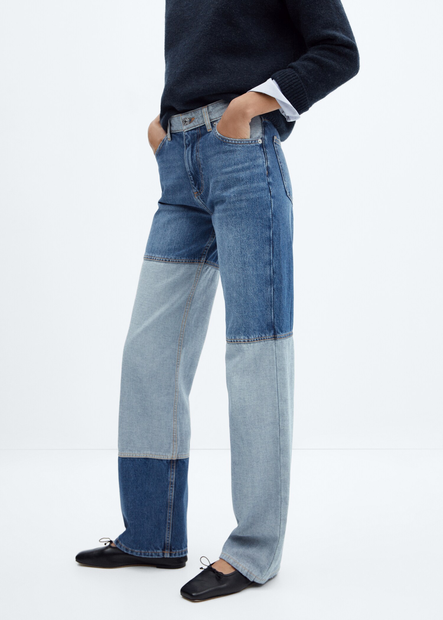 Jean wideleg patchwork - Détail de l'article 6