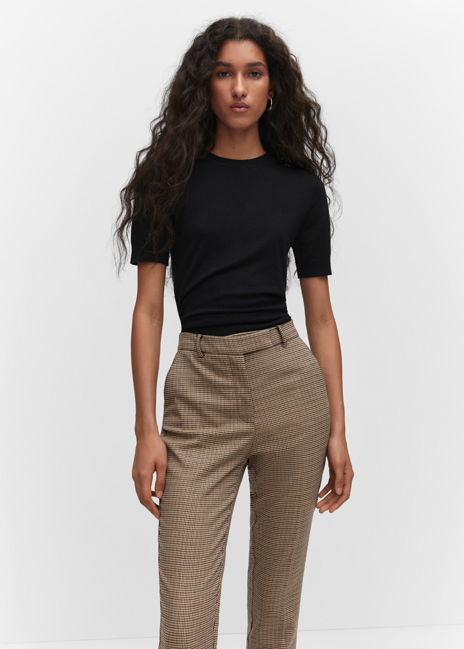 Mid-rise skinny trousers - Details of the article 1