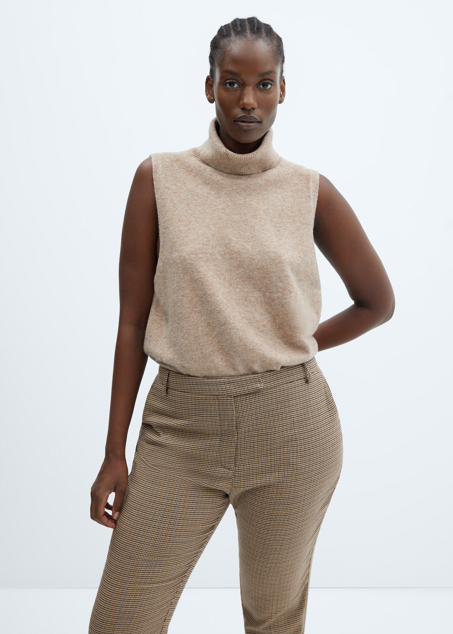 Mid-rise skinny trousers - Details of the article 5