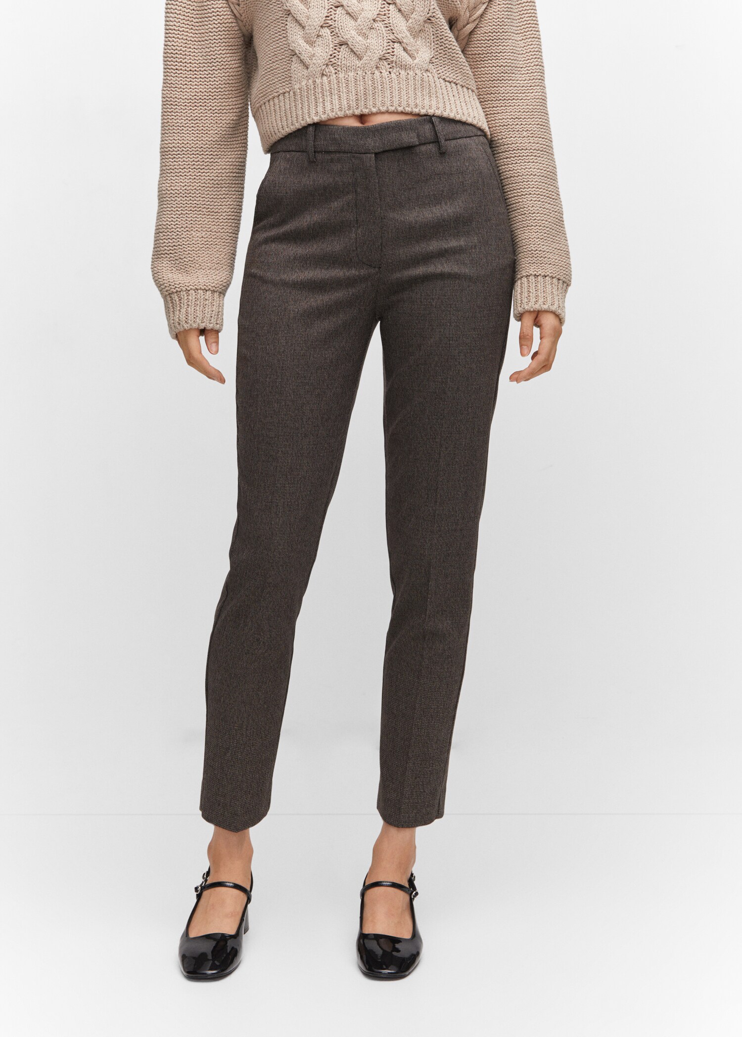 Mid-rise skinny trousers - Medium plane