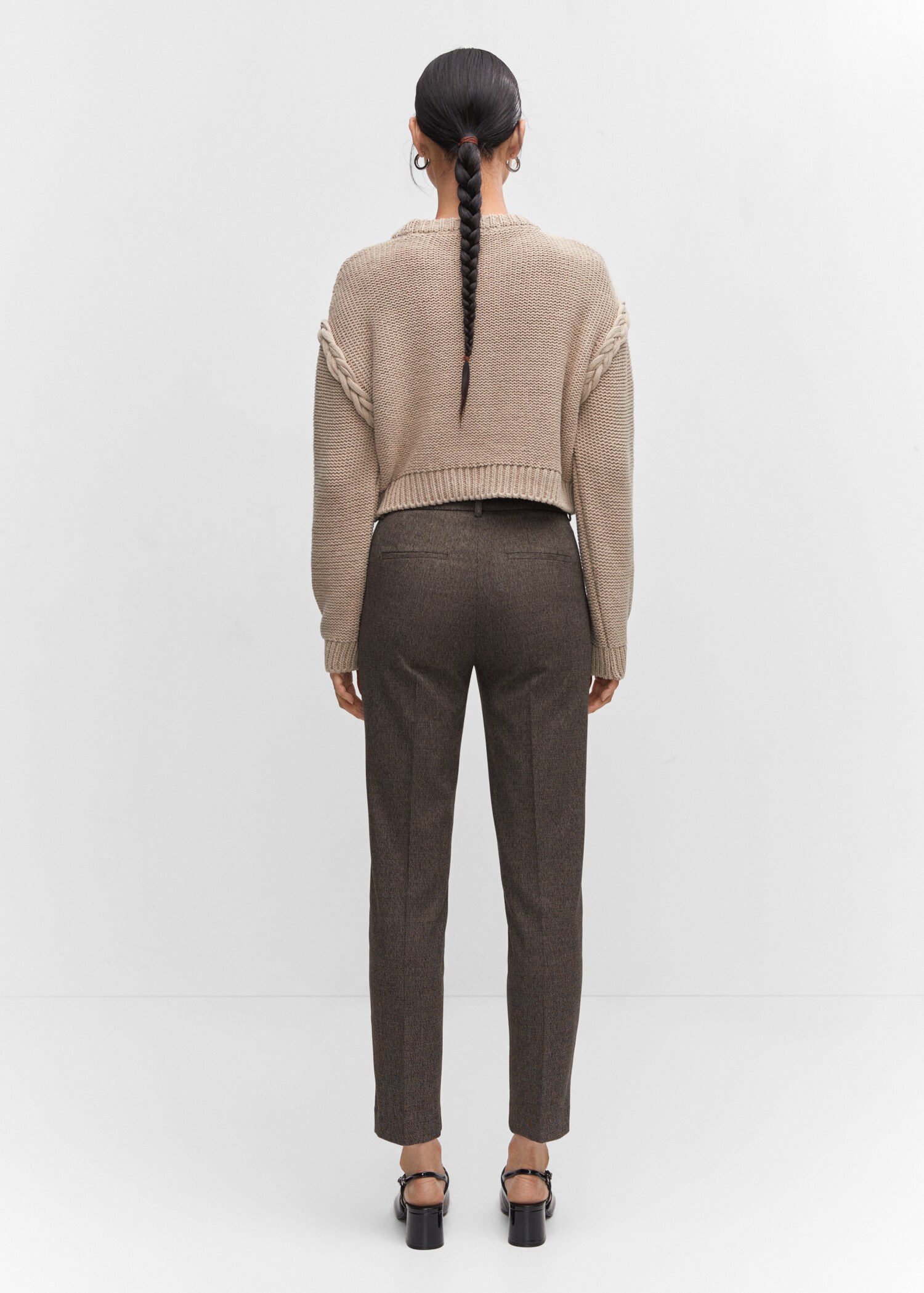 Mid-rise skinny trousers - Details of the article 1