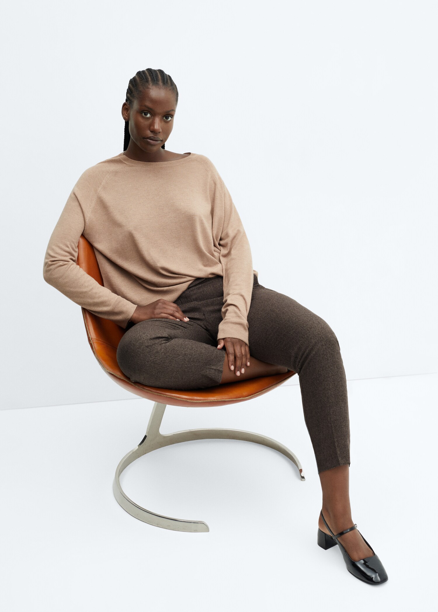 Mid-rise skinny trousers - Details of the article 4