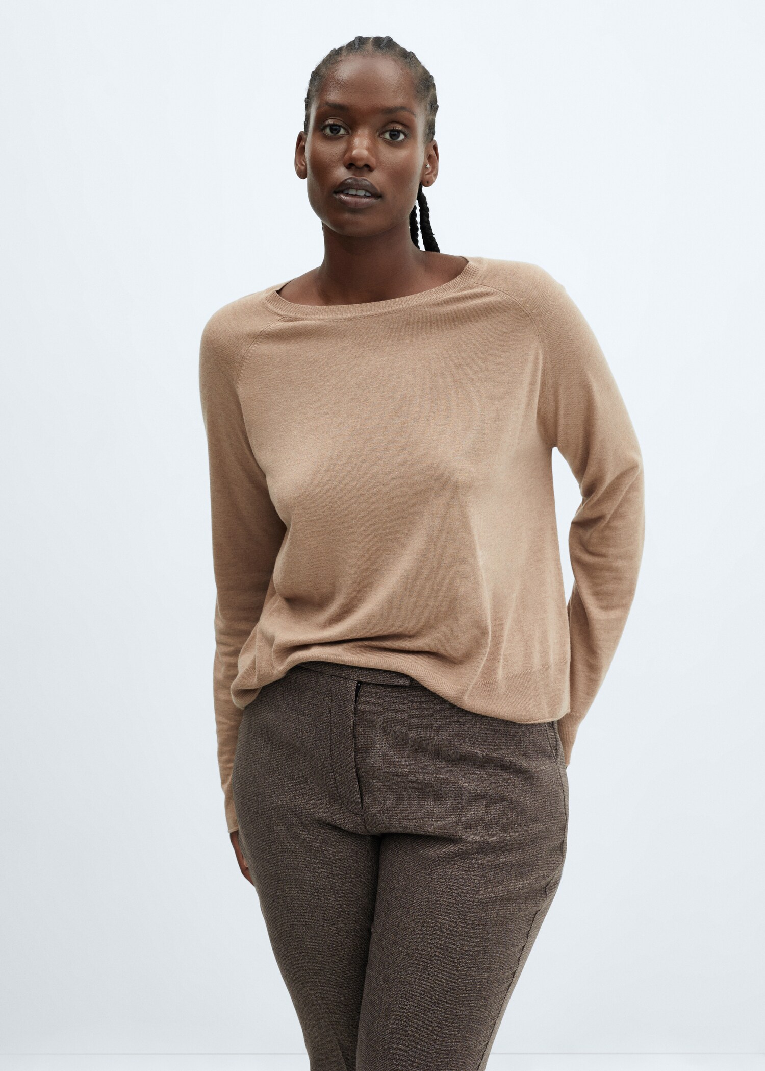 Mid-rise skinny trousers - Details of the article 5