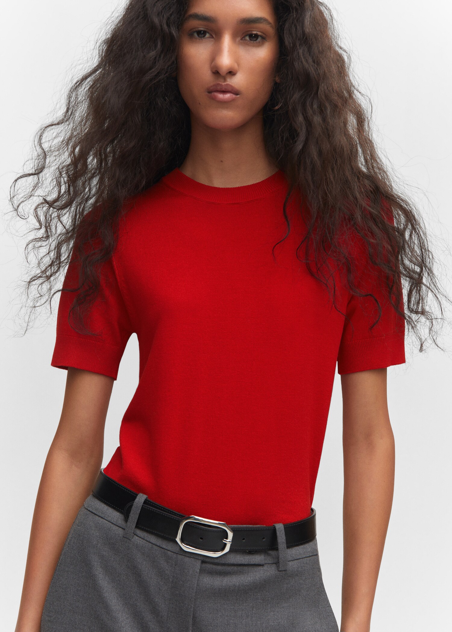 Short sleeve sweater - Details of the article 1