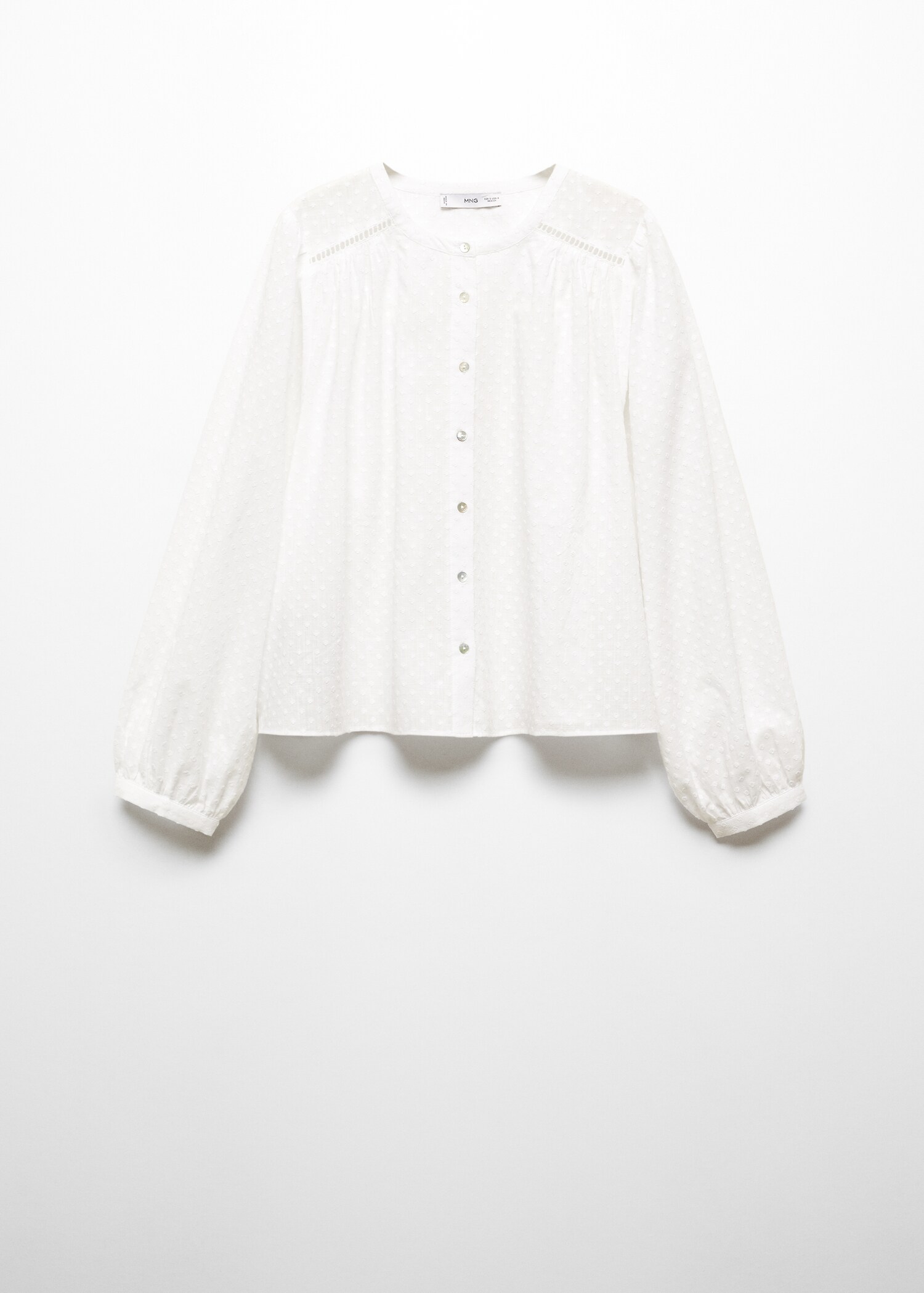 Blusa algodón plumeti - Artículo sin modelo