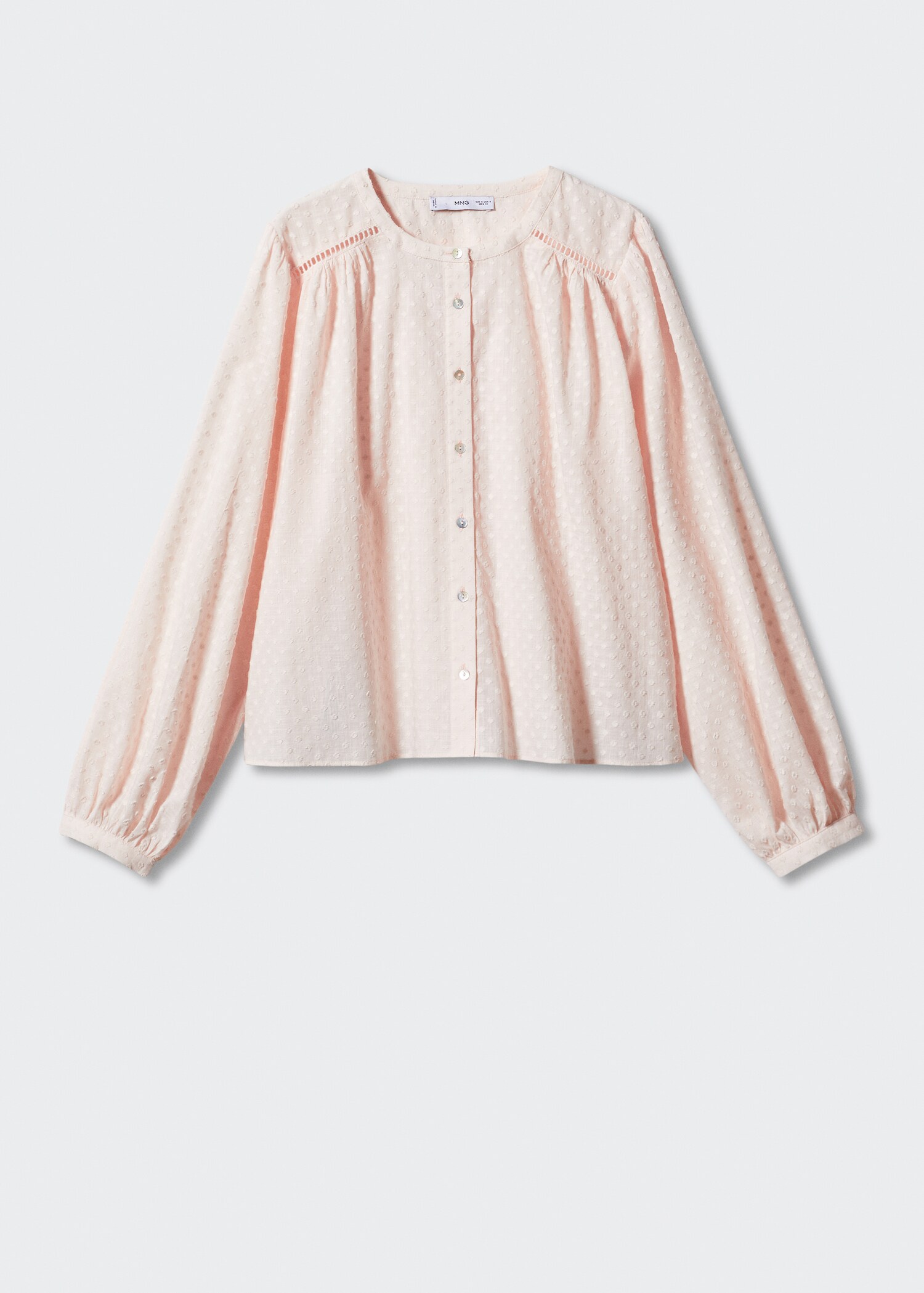 Blusa algodón plumeti - Artículo sin modelo
