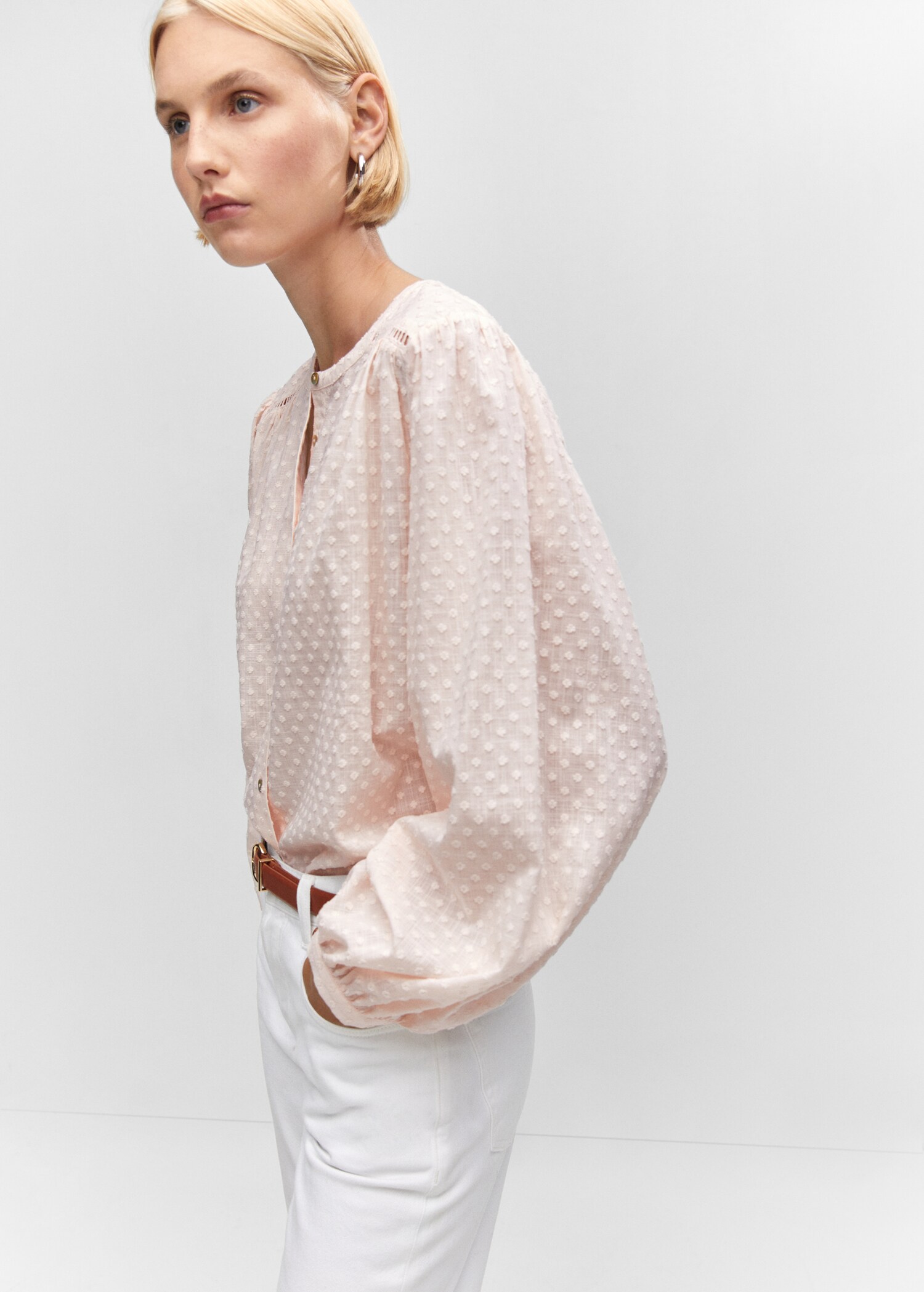 Blusa algodón plumeti - Detalle del artículo 1